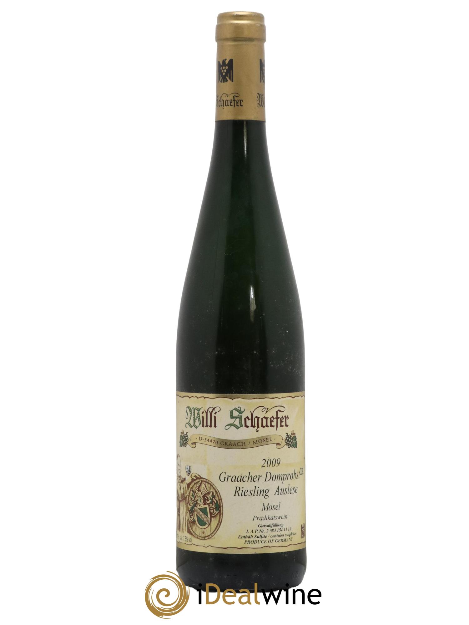 Riesling Willi Schaefer Graacher Domprobst Auslese 2009 - Posten von 1 Flasche - 0