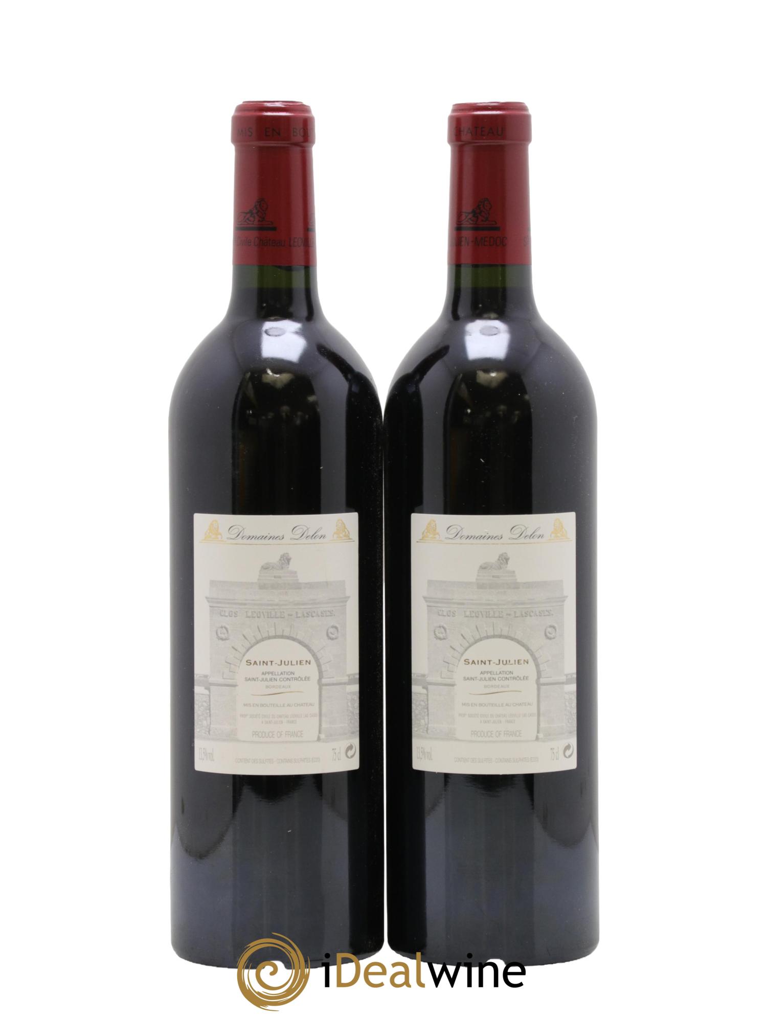 Château Léoville Las Cases 2ème Grand Cru Classé 2010 - Lot de 2 bouteilles - 1