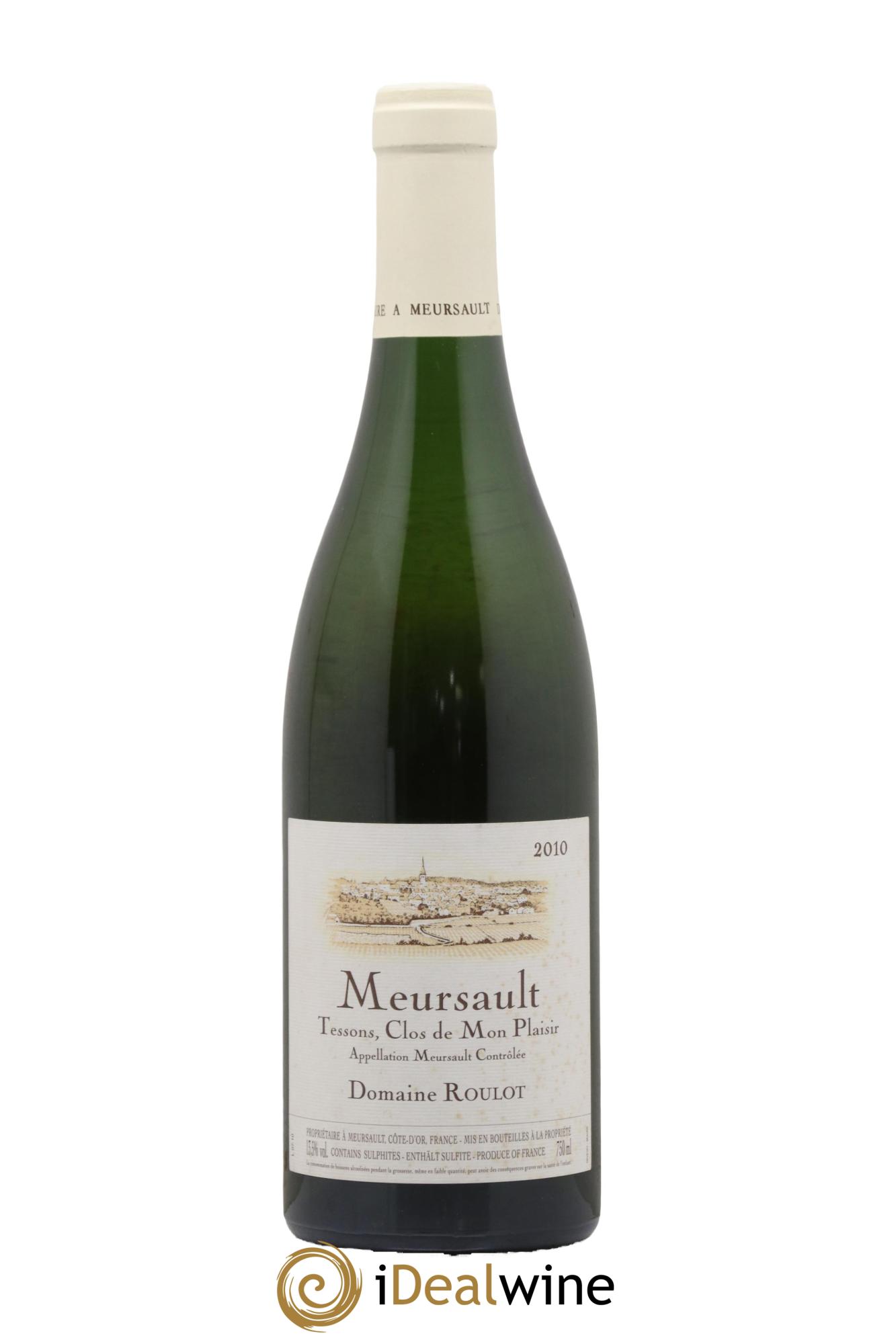 Meursault Les Tessons Clos de Mon plaisir Roulot (Domaine) 2010 - Lotto di 1 bottiglia - 0
