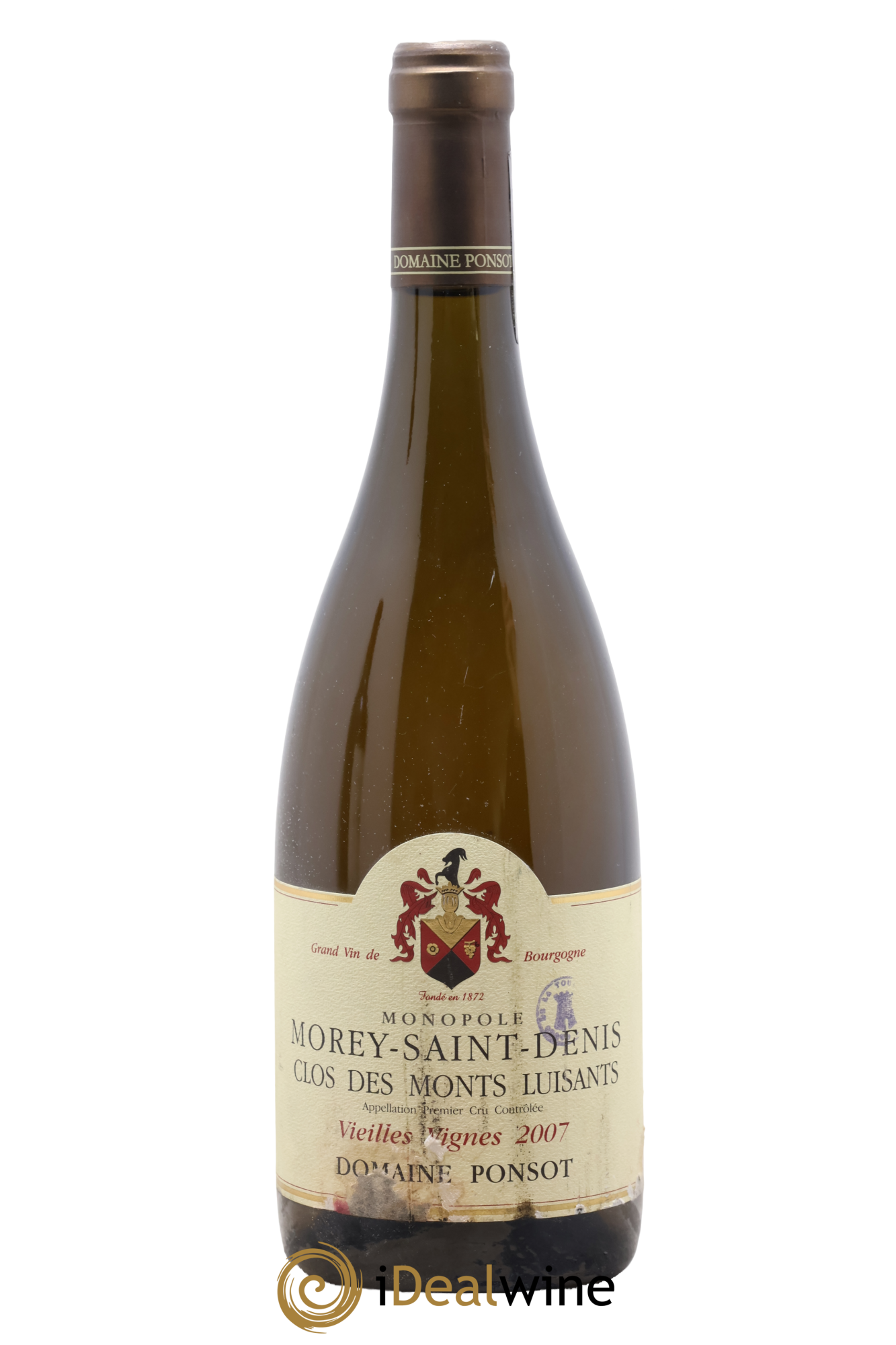 Morey-Saint-Denis 1er Cru Clos des Monts Luisants Vieilles Vignes Ponsot (Domaine) 2007 - Lotto di 1 bottiglia - 0