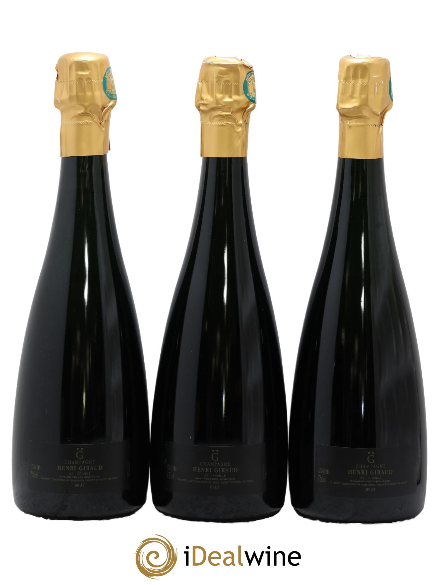 PR 90-20 Henri Giraud - Lot de 3 bouteilles - 1