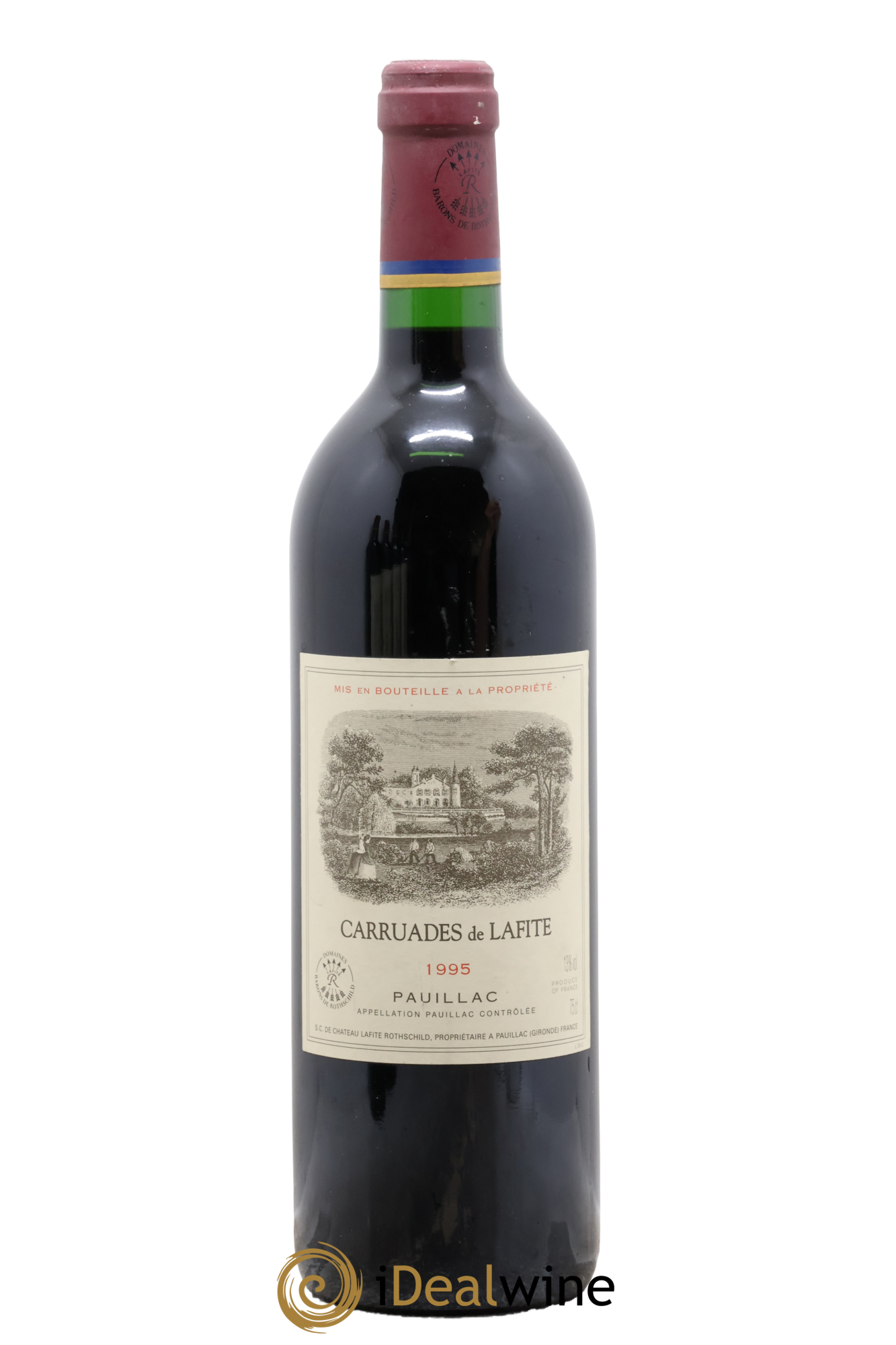 Carruades de Lafite Rothschild Second Vin 1995 - Posten von 1 Flasche - 0