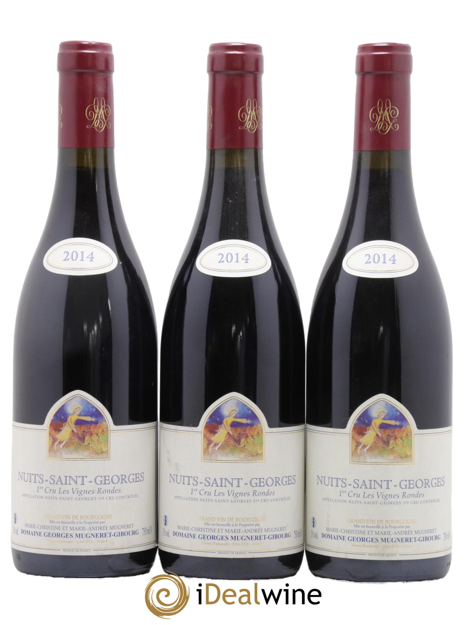 Nuits-Saint-Georges 1er Cru Les Vignes Rondes Mugneret-Gibourg (Domaine) 2014 - Lot de 3 bouteilles - 0