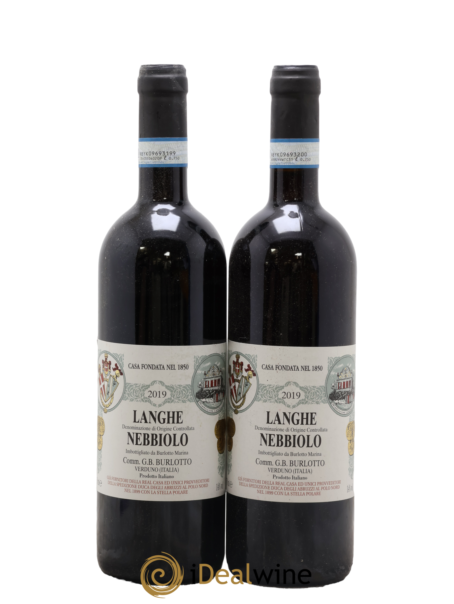 Langhe DOC Comm. Giovan Battista Burlotto 2019 - Posten von 2 Flaschen - 0