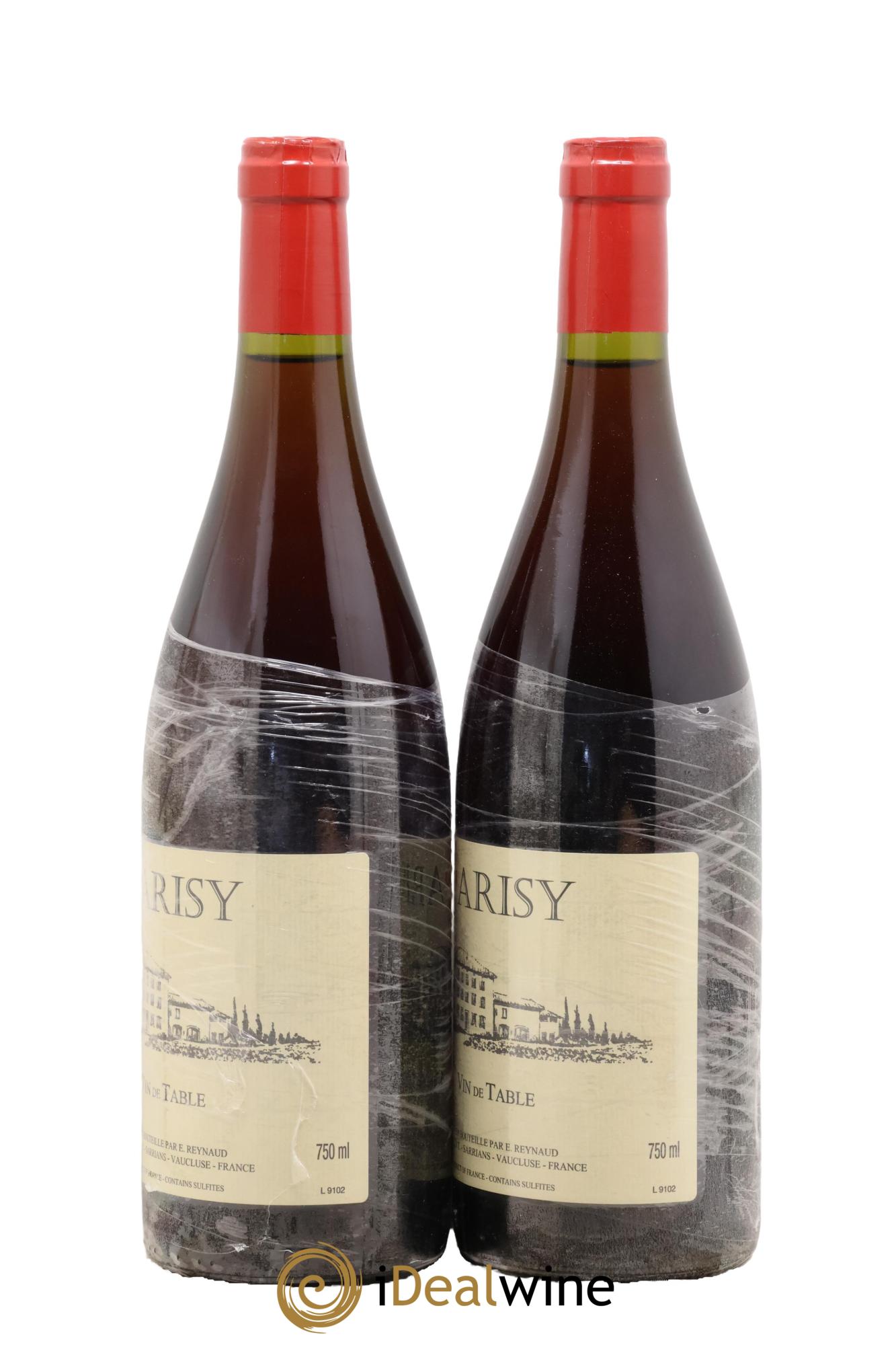 Vin de Table Parisy  Emmanuel Reynaud 2019 - Lot de 2 bouteilles - 1