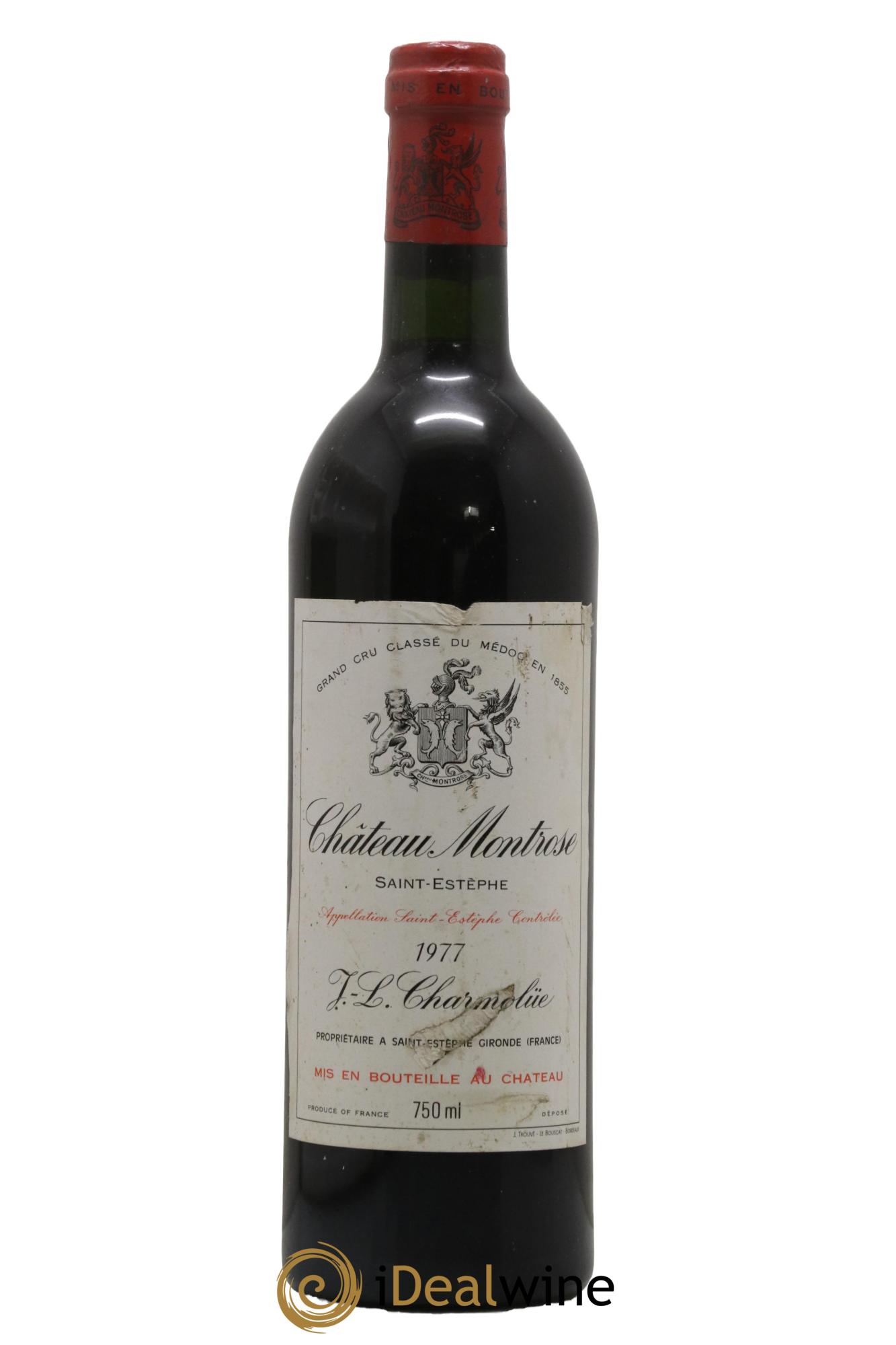 Château Montrose 2ème Grand Cru Classé 1977 - Lot de 1 bouteille - 0