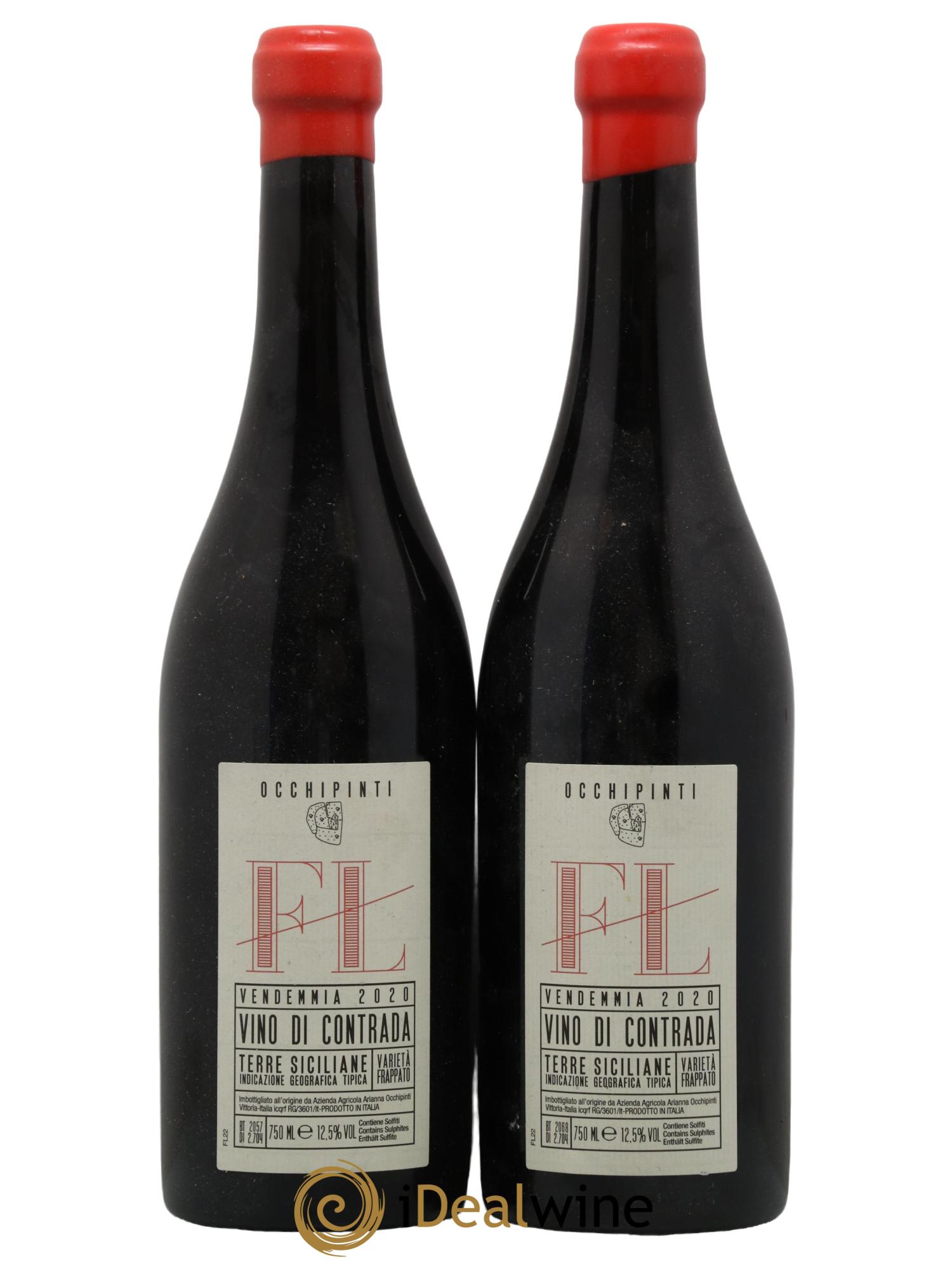 Terre Siciliane Vino di Contrada FL Azienda Agricola Arianna Occhipinti 2020 - Lot de 2 bouteilles - 0