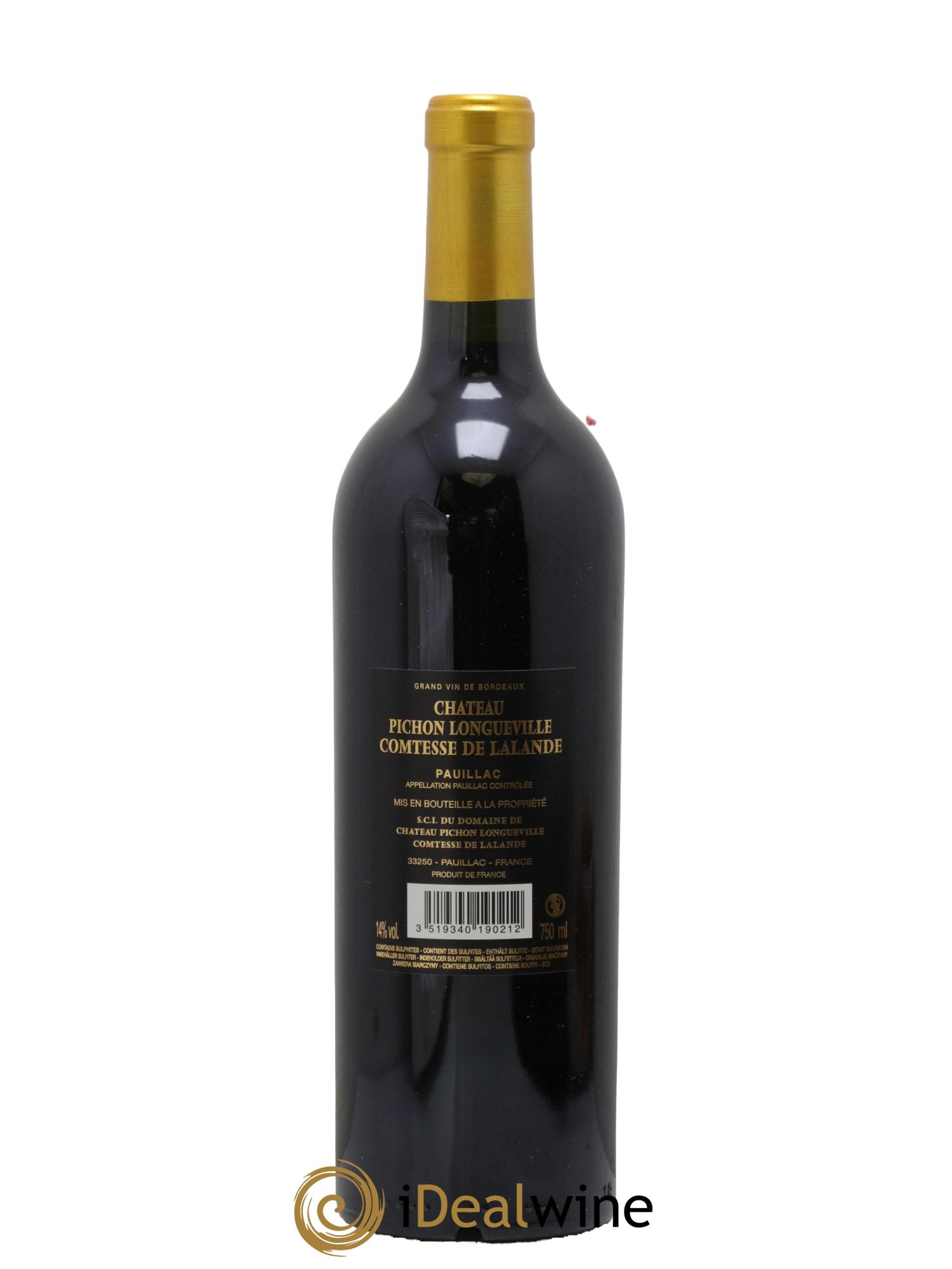 Château Pichon Longueville Comtesse de Lalande 2ème Grand Cru Classé 2019 - Posten von 1 Flasche - 2