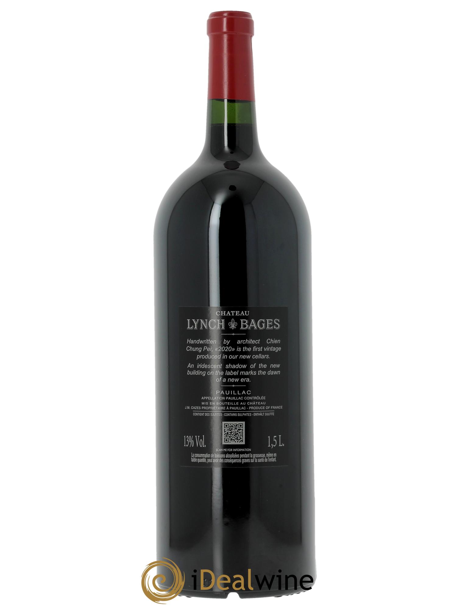 Château Lynch Bages 5ème Grand Cru Classé  2020 - Lotto di 1 magnum - 2