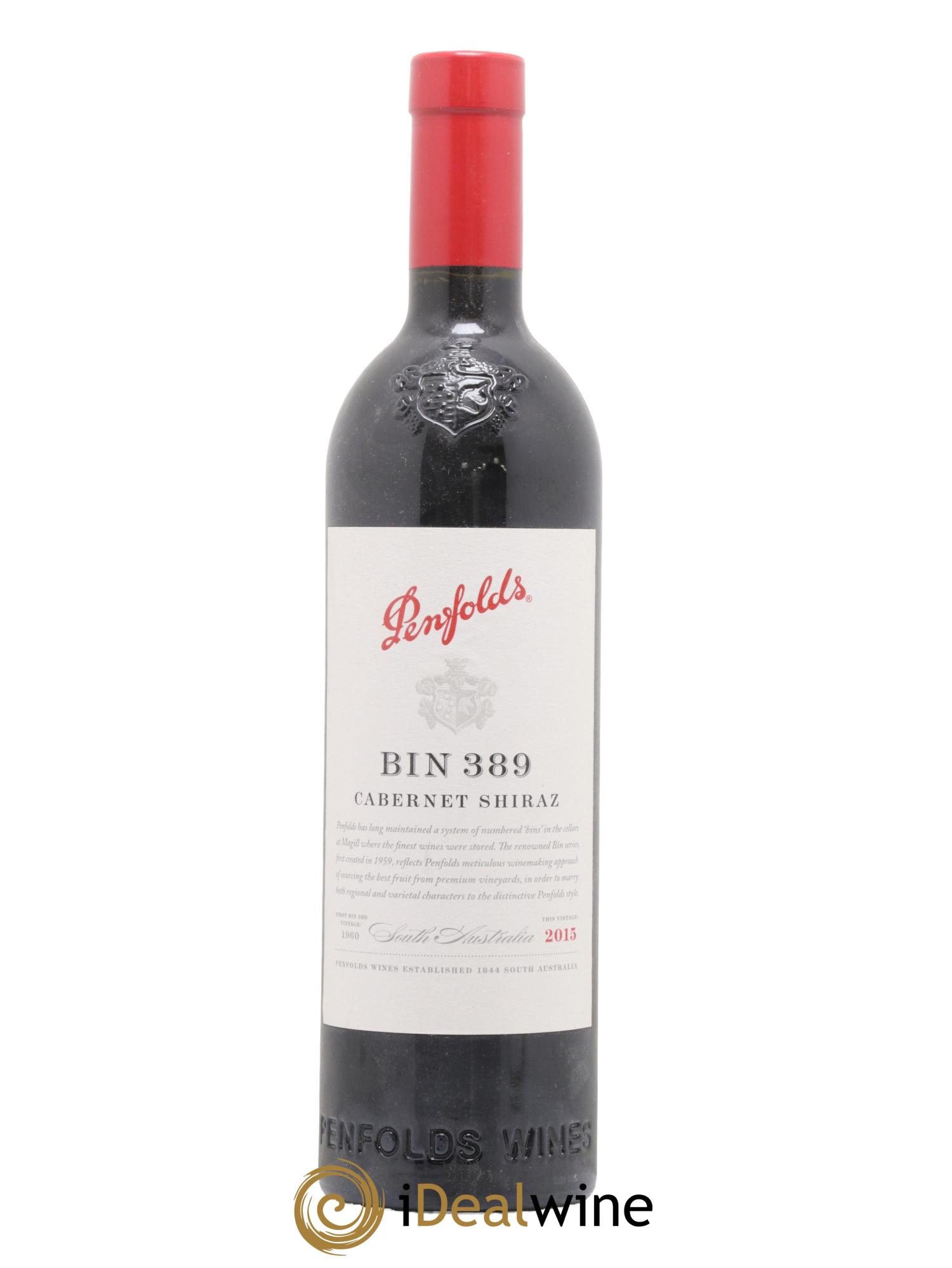 South Australia Penfolds Wines Bin 389 Cabernet Shiraz 2015 - Lot de 1 bouteille - 0