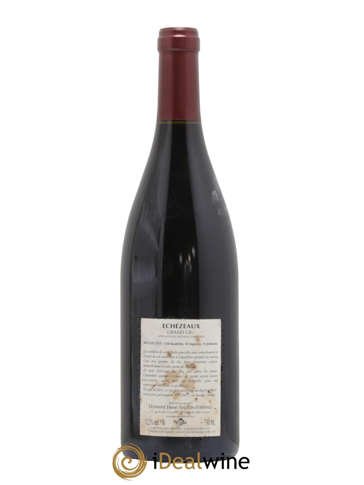 Echezeaux Grand Cru Naudin-Ferrand (Domaine) 2015 - Lot de 1 bouteille - 1