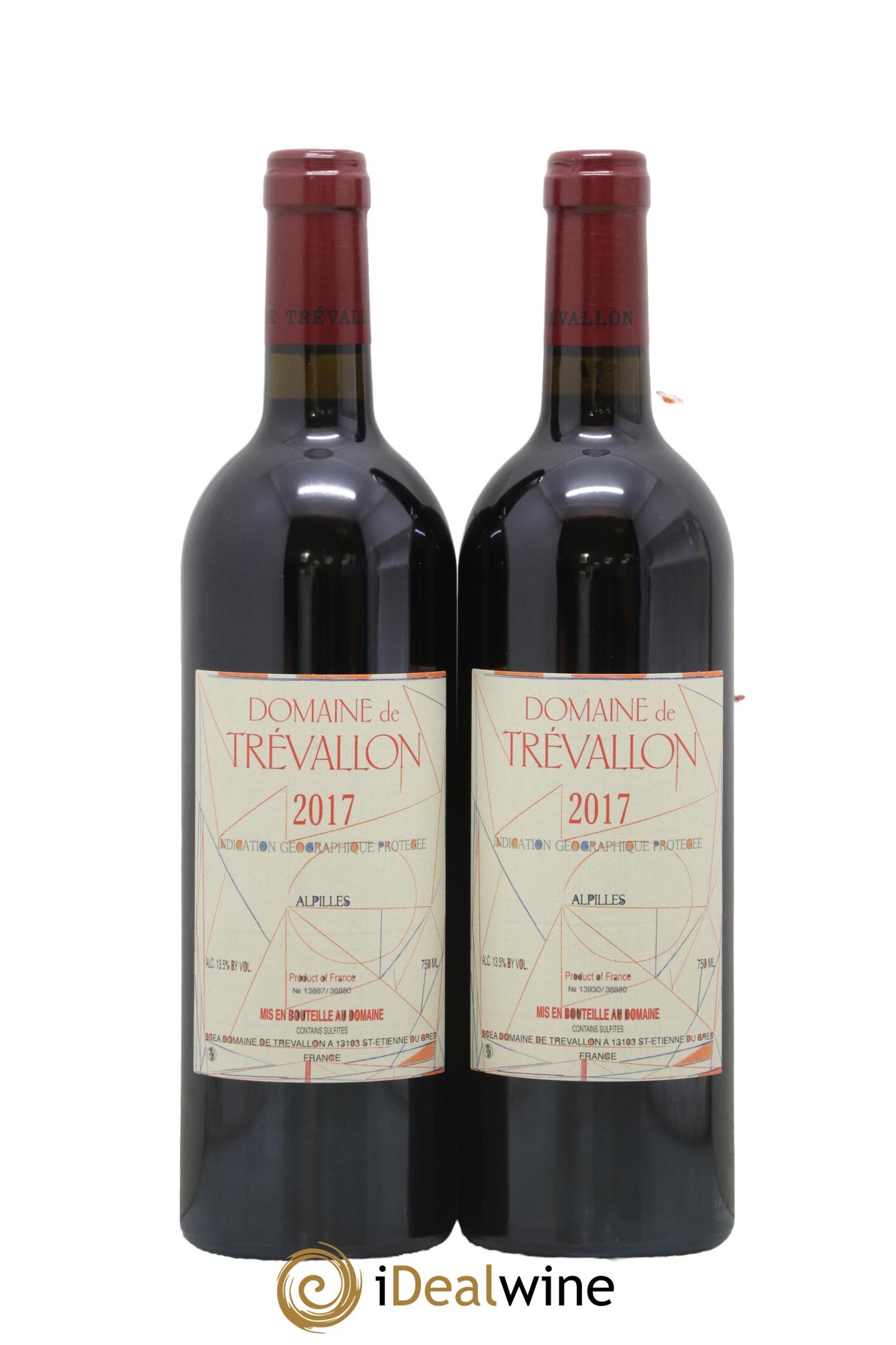 IGP Alpilles Trévallon (Domaine de) Eloi Dürrbach 2017 - Lot of 2 bottles - 0