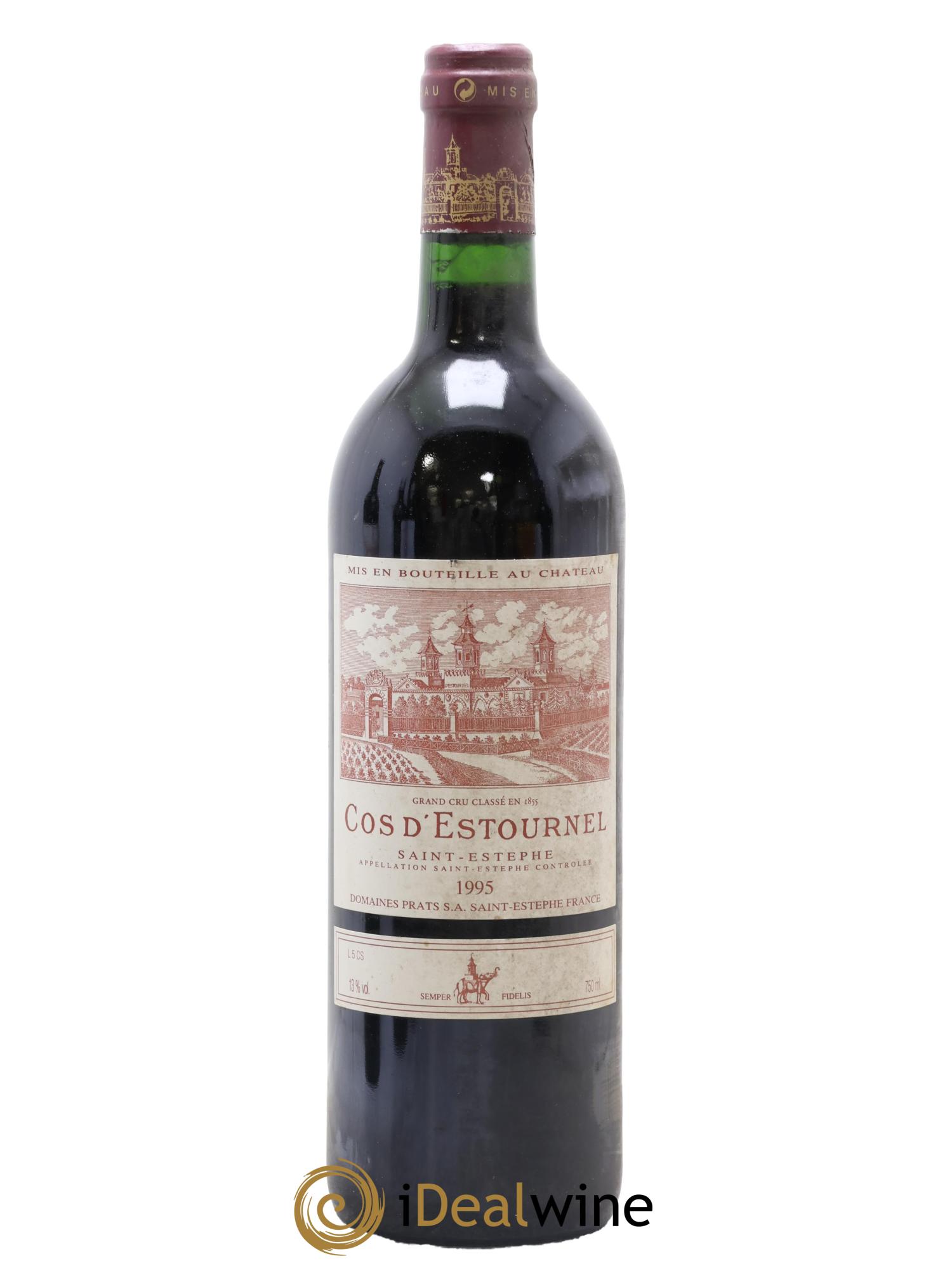 Cos d'Estournel 2ème Grand Cru Classé 1995 - Lot de 1 bouteille - 0