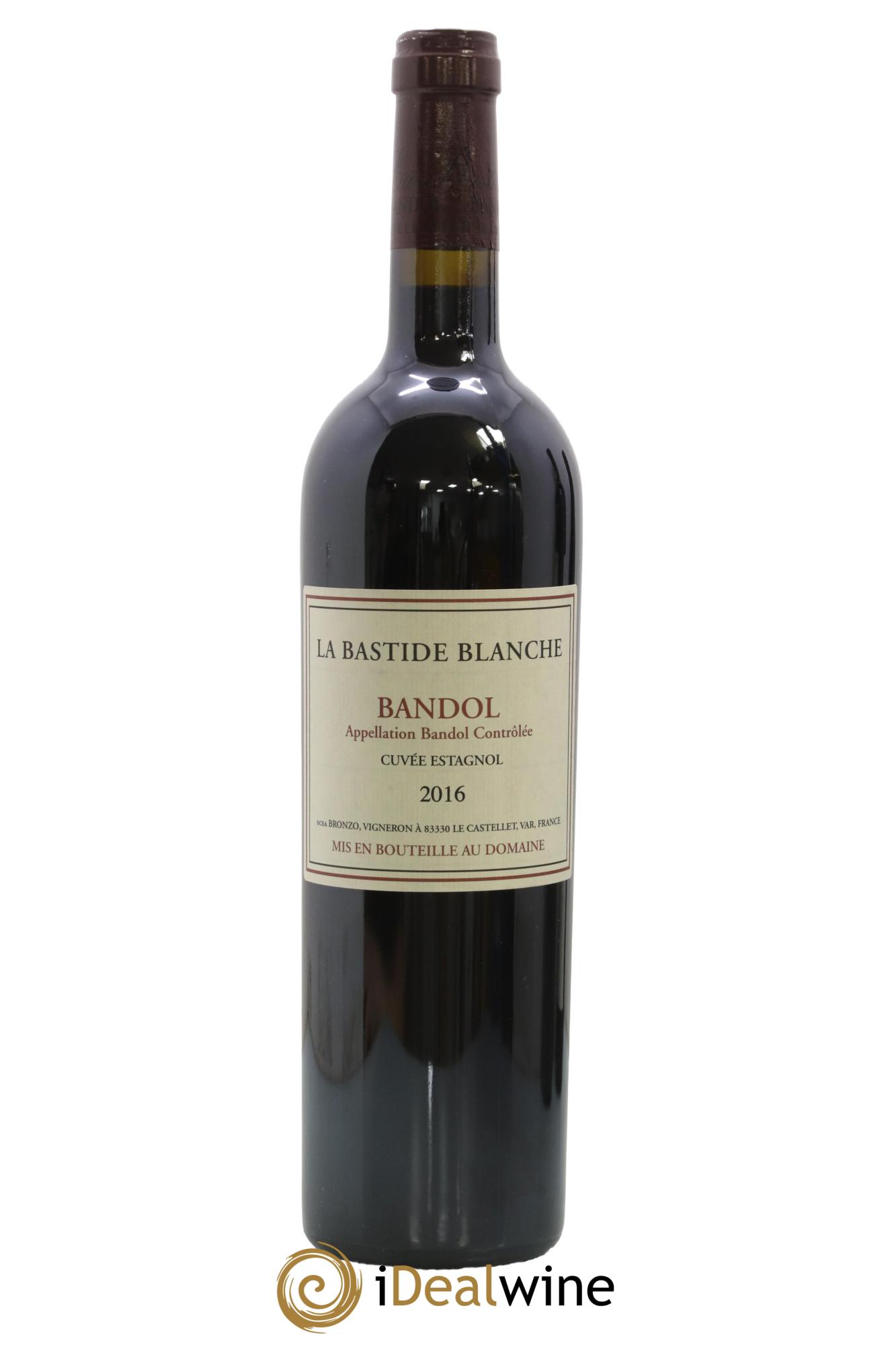 Bandol La Bastide Blanche  Cuvée Estagnol Famille Bronzo  2016 - Lot of 1 bottle - 0