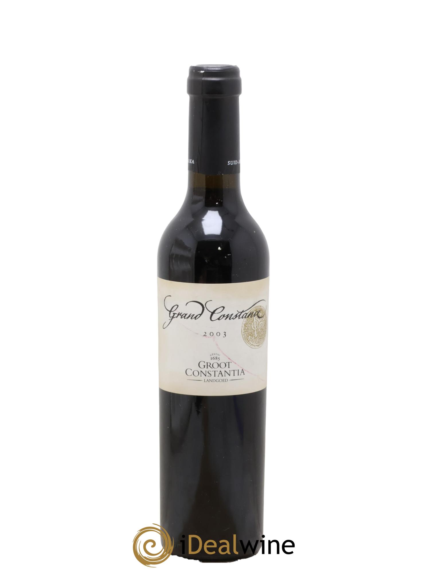Afrique du Sud Muscat Grand Constance Muscat Groot Constantia 2003 - Posten von 1 Demi-Flasche - 0