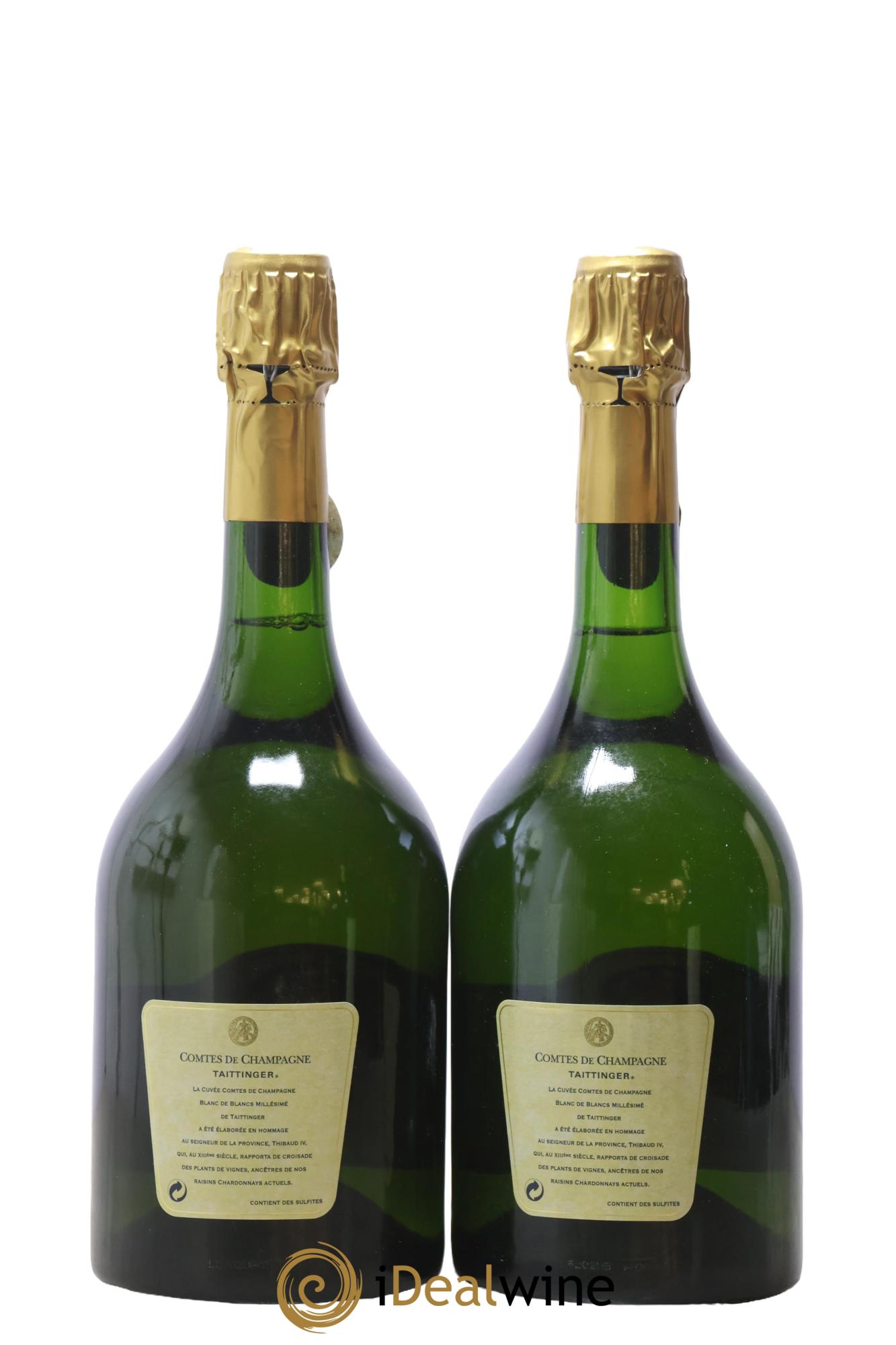 Comtes de Champagne Taittinger 1998 - Lotto di 2 bottiglie - 1