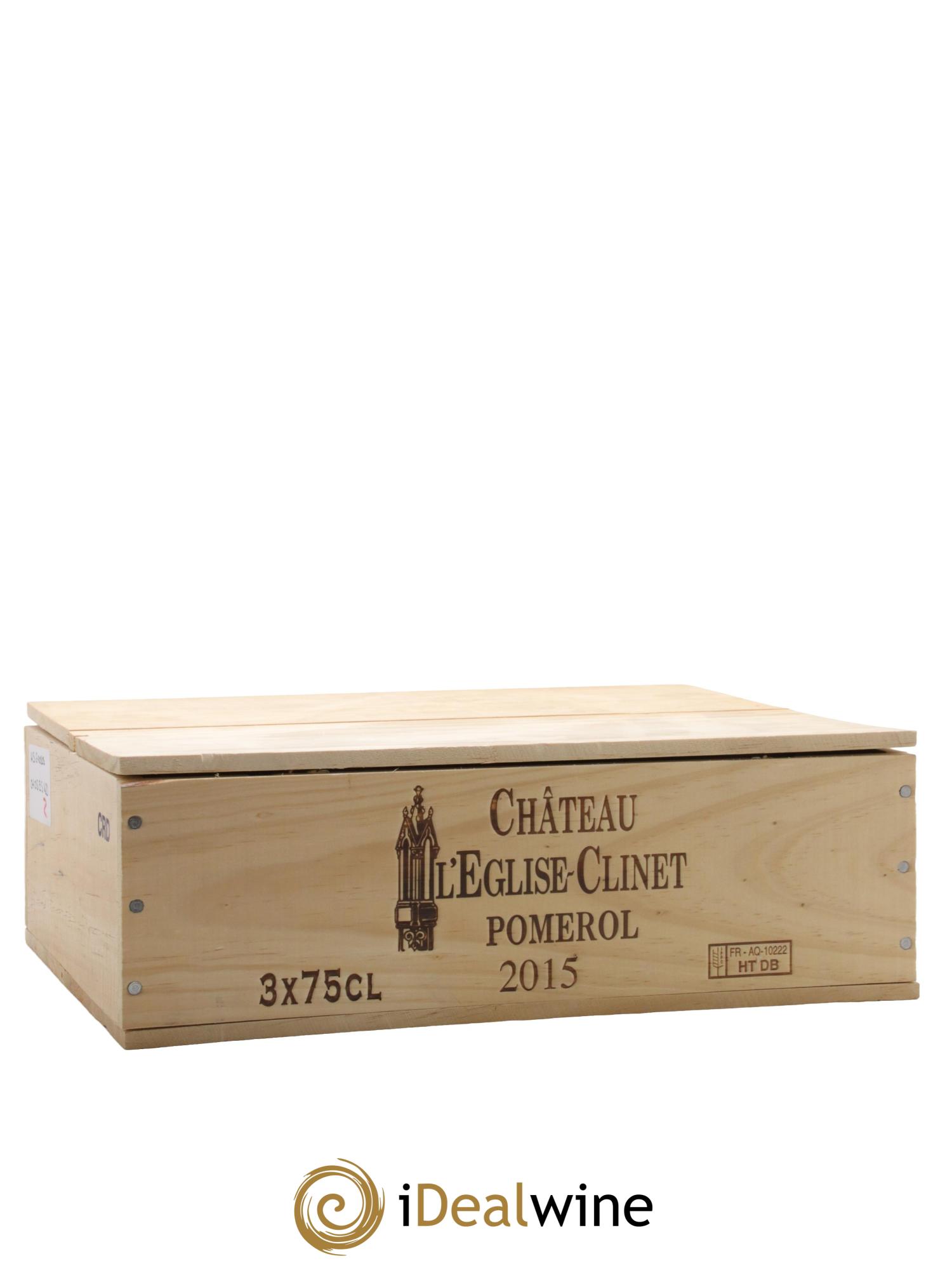 Château l' Église Clinet 2015 - Posten von 3 Flaschen - 2
