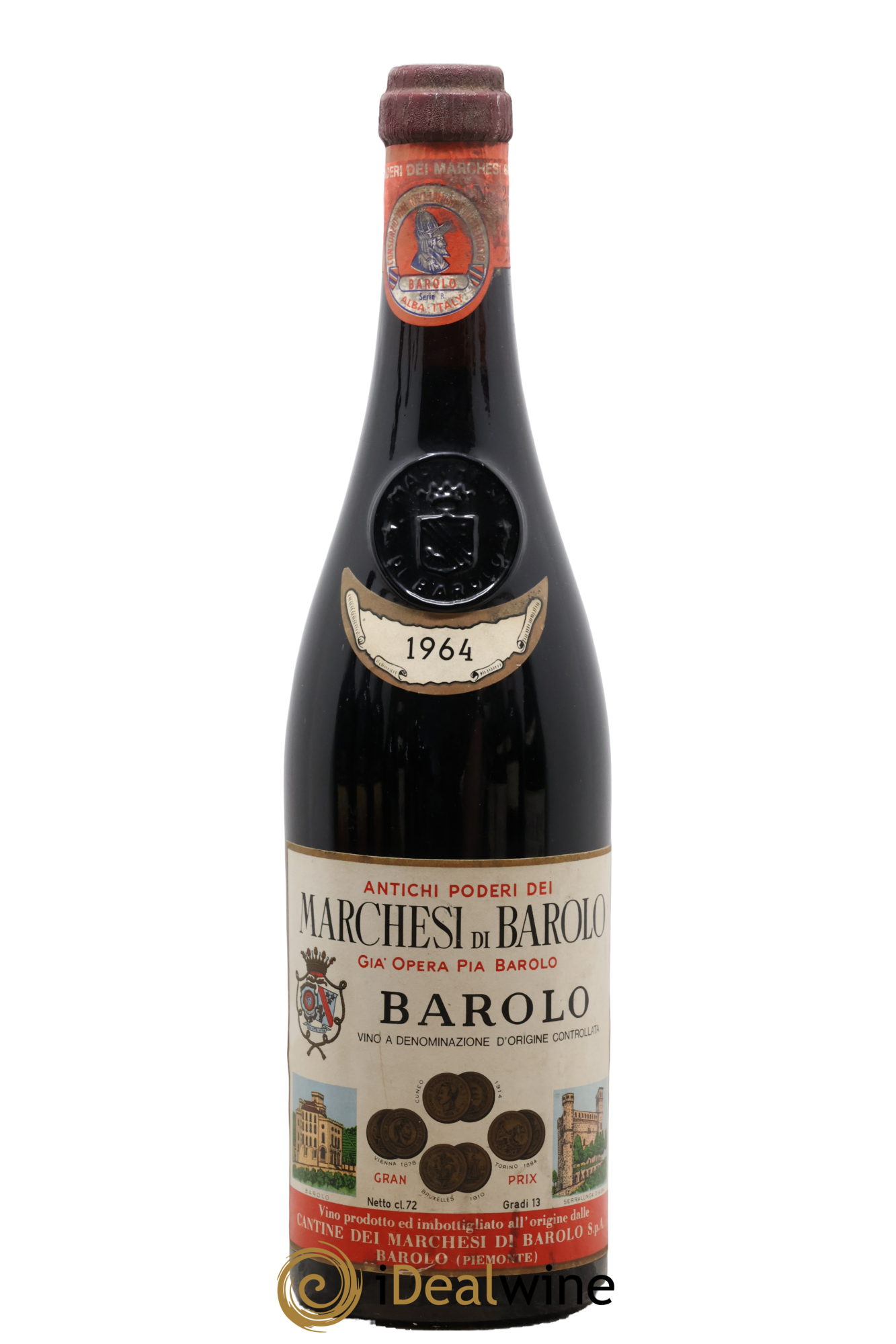 Barolo DOCG Marchesi di Barolo 1964 - Lote de 1 botella - 0