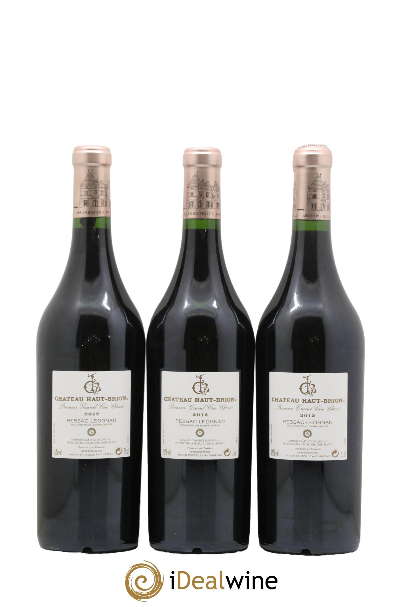 Château Haut Brion 1er Grand Cru Classé 2012 - Lot de 6 bouteilles - 4