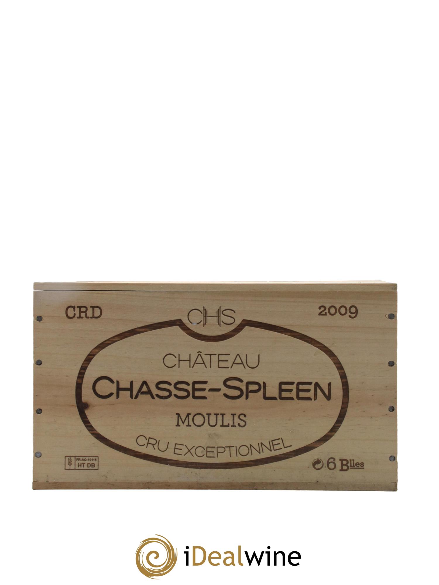 Château Chasse Spleen  2009 - Lot de 6 bouteilles - 1
