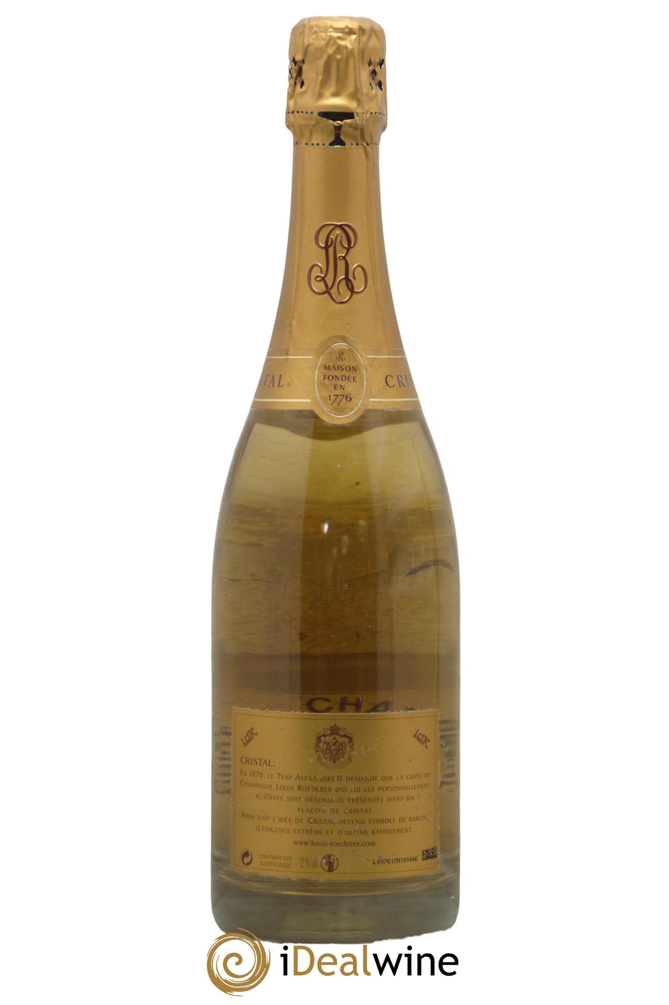 Cristal Louis Roederer 2002 - Lot de 1 bouteille - 1