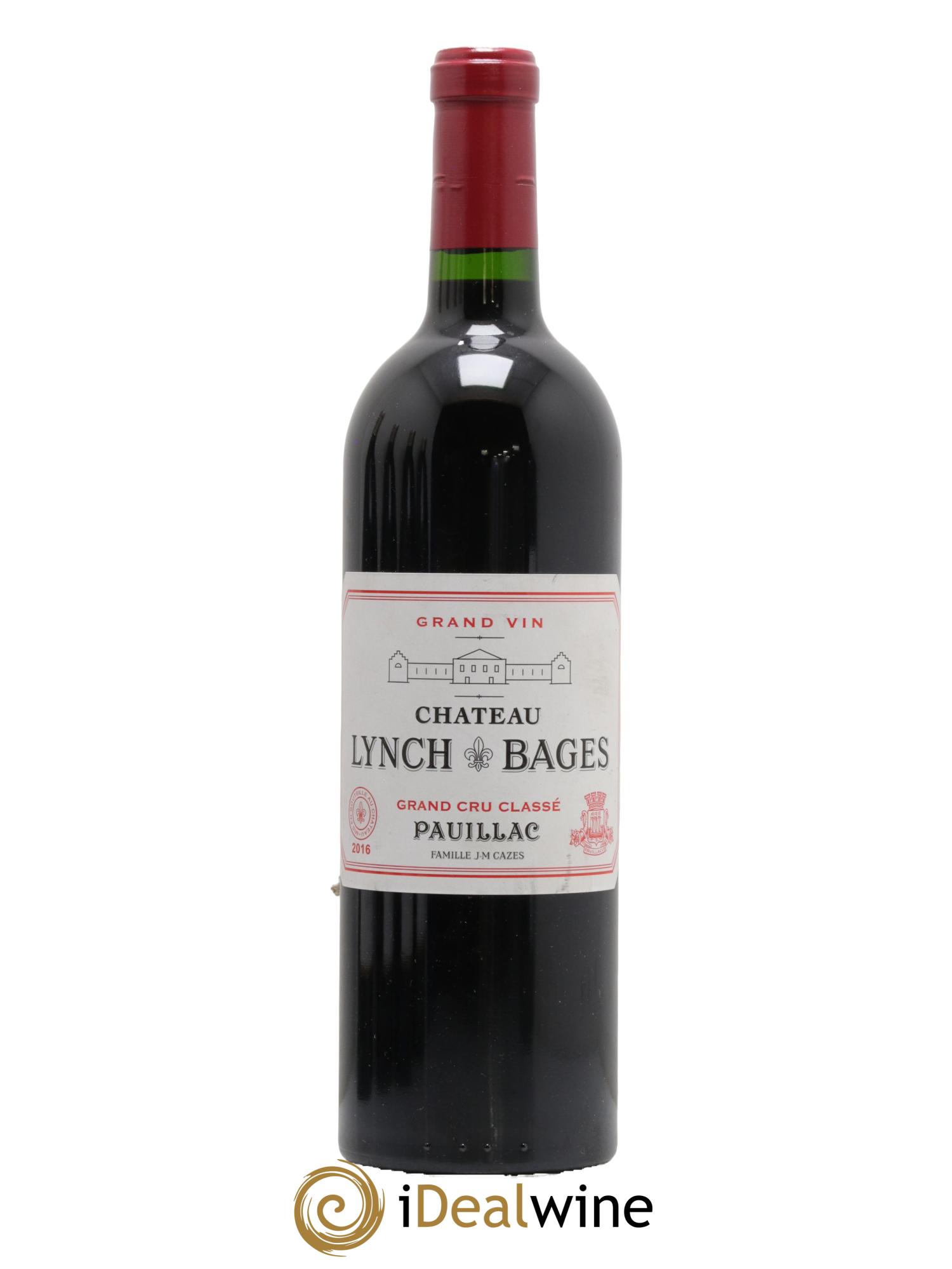 Château Lynch Bages 5ème Grand Cru Classé 2016 - Lot de 1 bouteille - 0