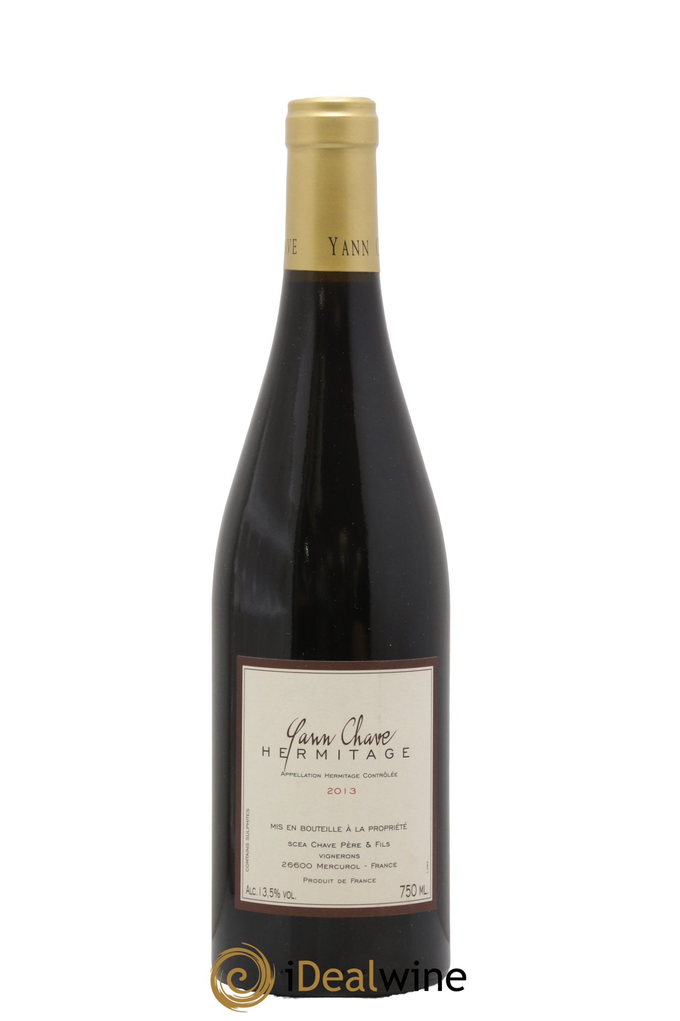 Hermitage Yann Chave 2013 - Lot de 1 bouteille - 0