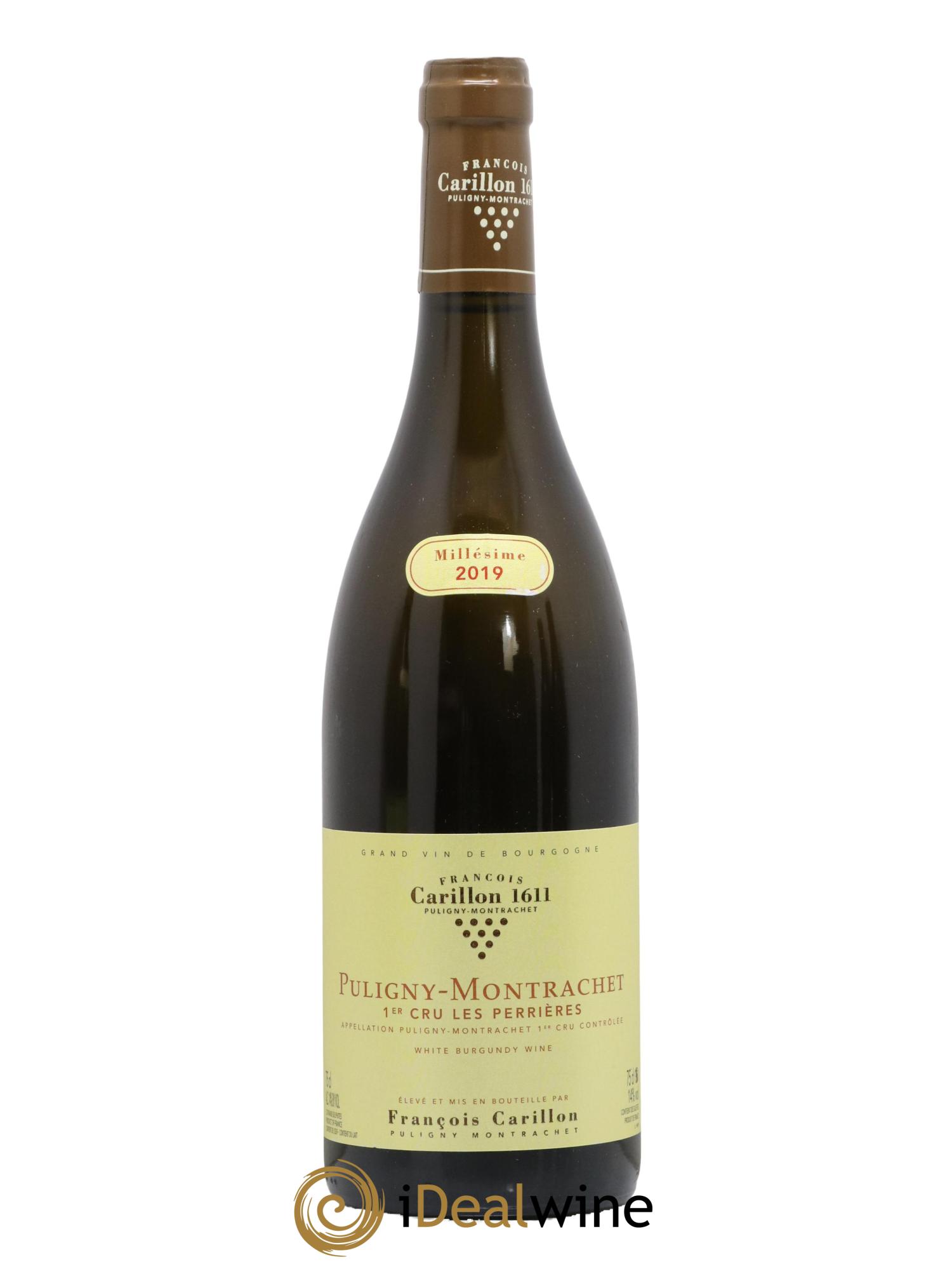 Puligny-Montrachet 1er Cru Les Perrières François Carillon 2019 - Lot de 1 bouteille - 0
