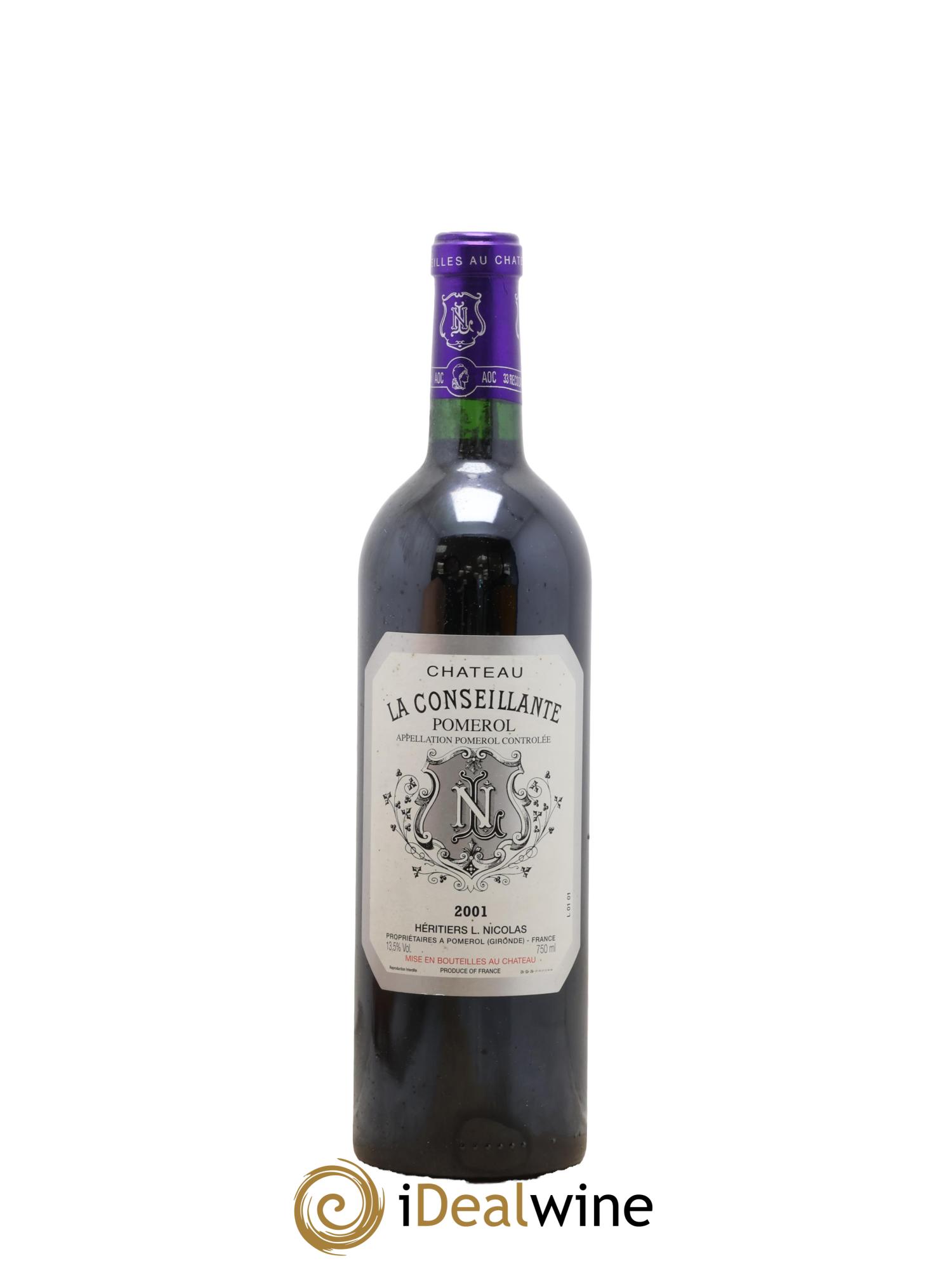 Château la Conseillante 2001 - Posten von 1 Flasche - 0