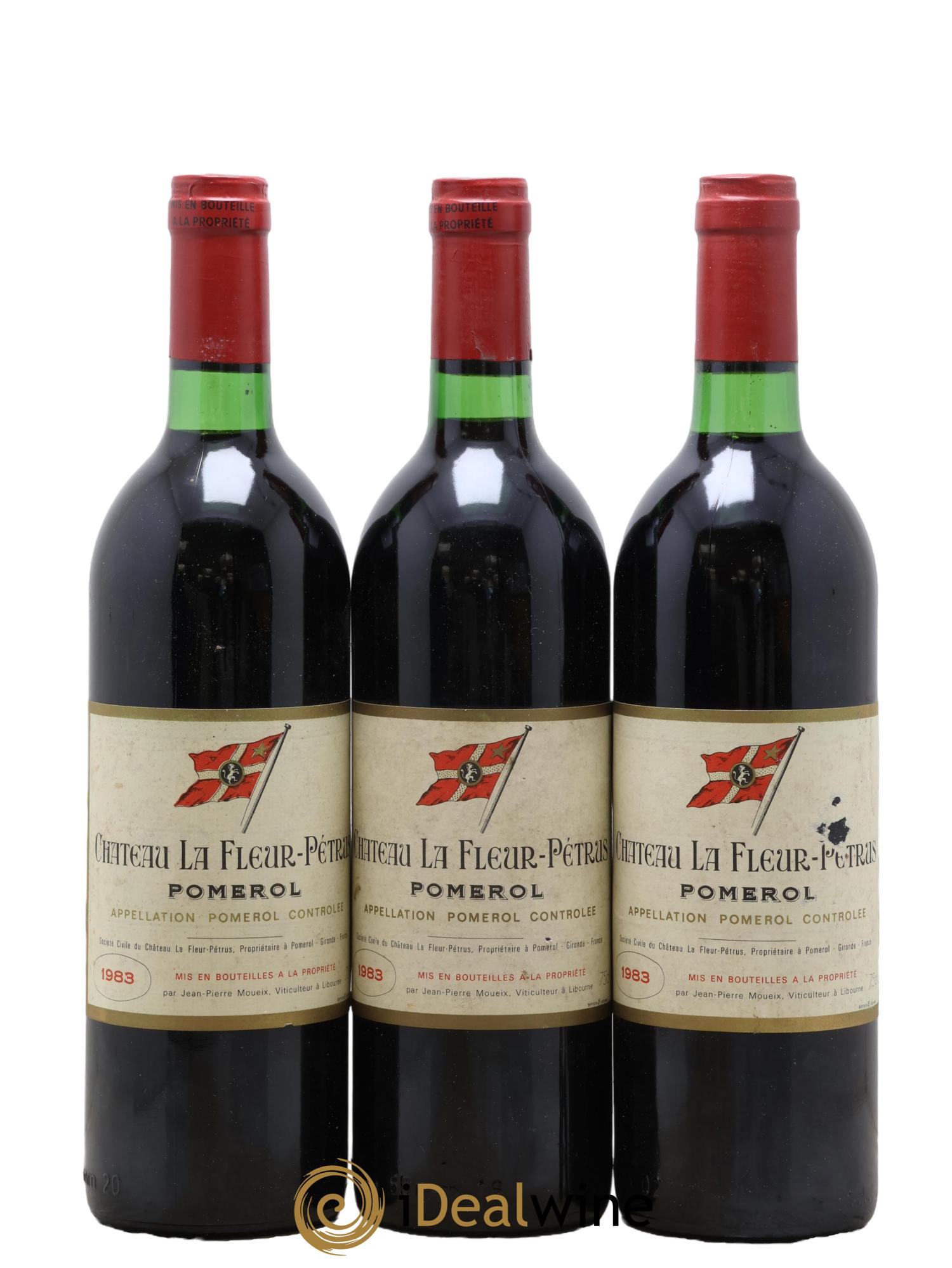Château la Fleur Petrus 1983 - Lot de 3 bouteilles - 0