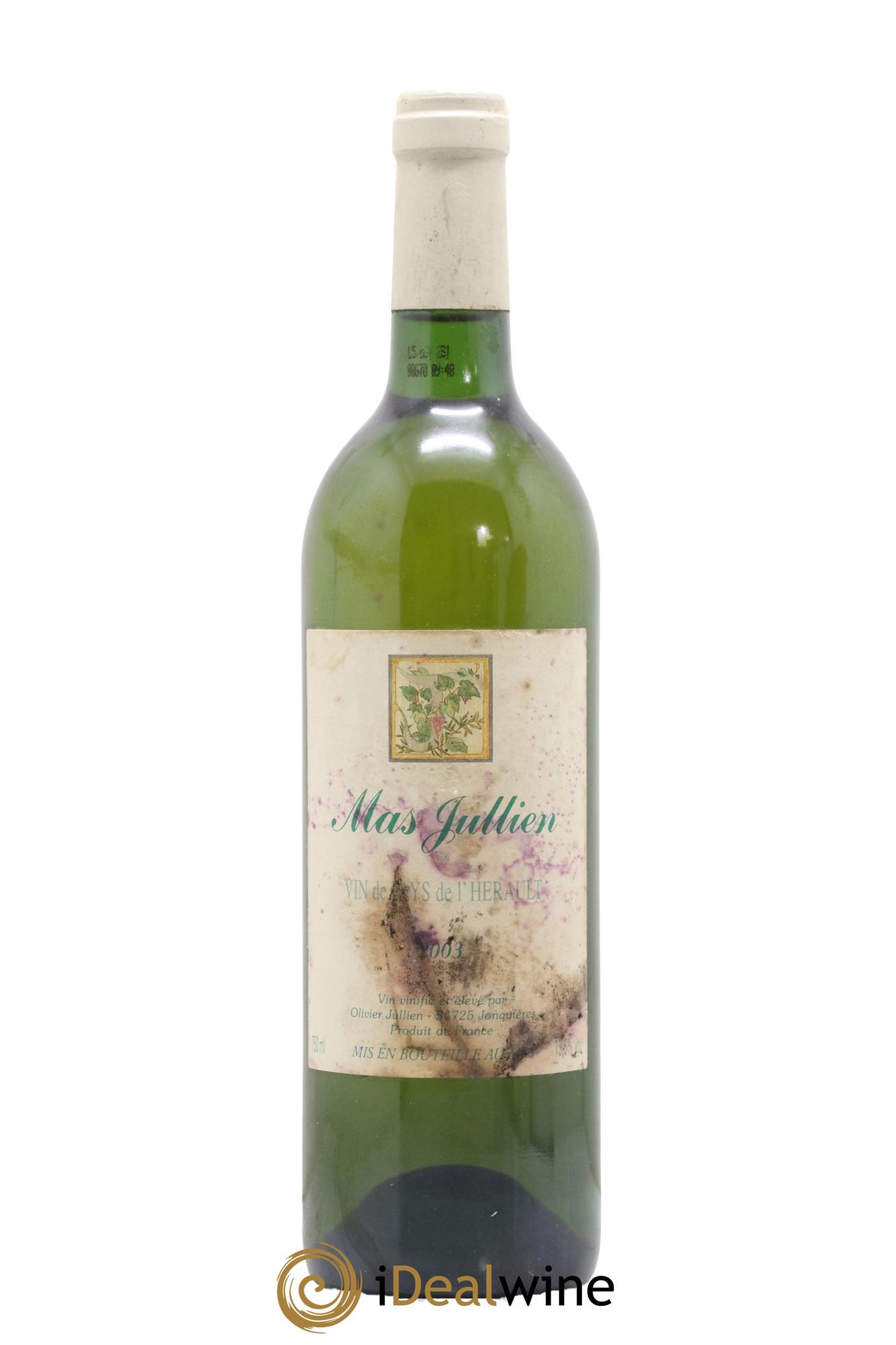 Pays d'Hérault Mas Julien 2003 - Lot de 1 bouteille - 0