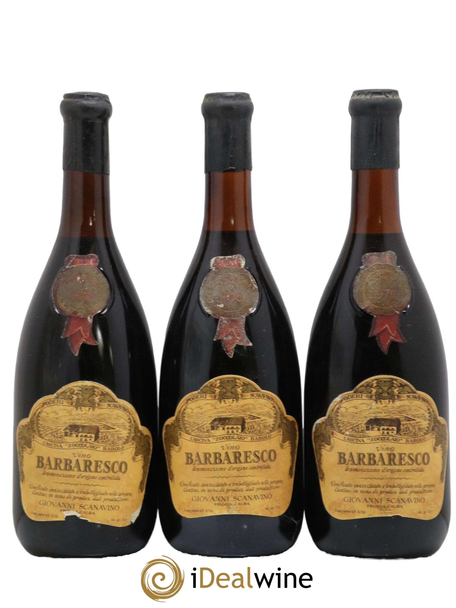 Barbaresco DOCG Scanavino 1970 - Posten von 3 Flaschen - 0