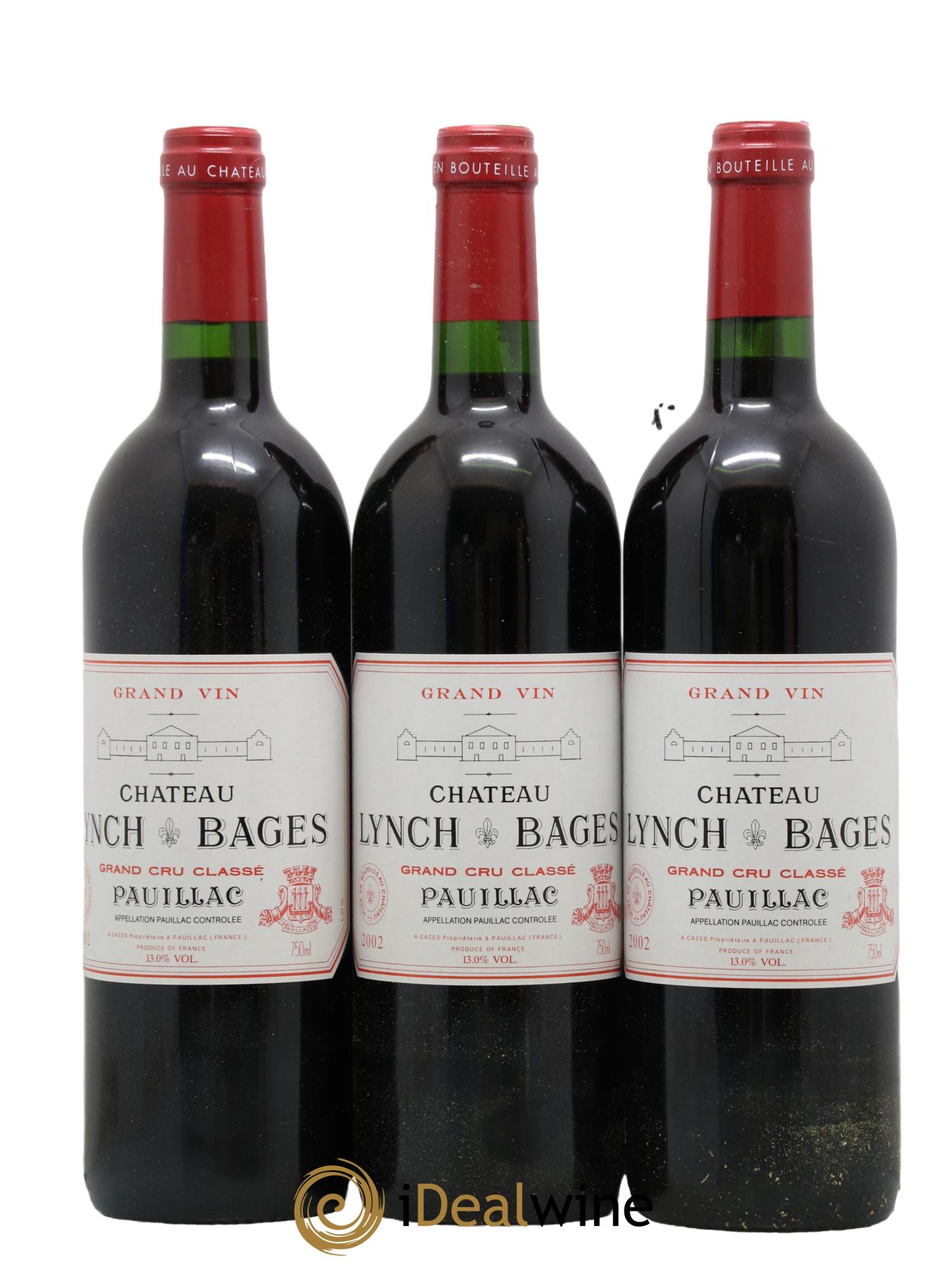 Château Lynch Bages 5ème Grand Cru Classé  2002 - Posten von 12 Flaschen - 4