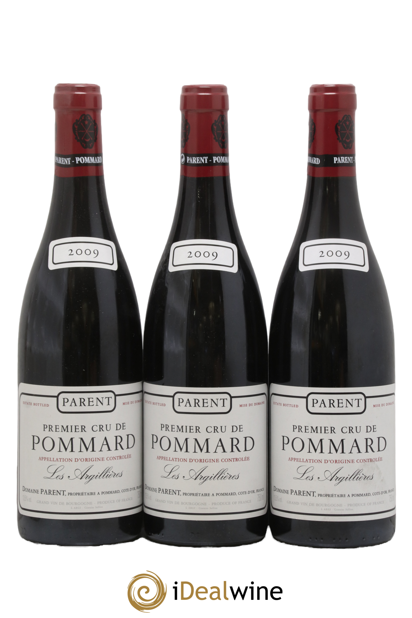 Pommard 1er Cru Les Argilières Domaine Parent 2009 - Lot de 3 bouteilles - 0