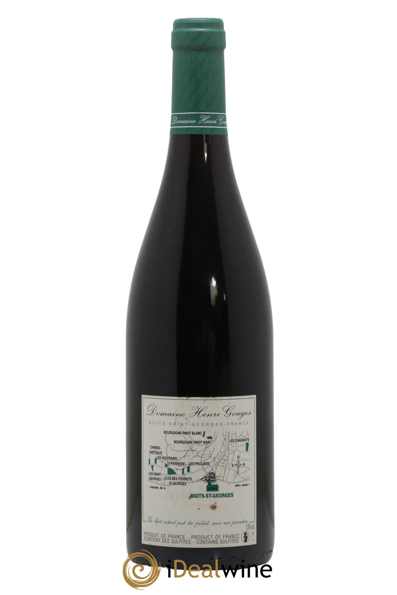 Nuits-Saint-Georges 1er Cru Les Saints Georges Henri Gouges 2010 - Lot de 1 bouteille - 1