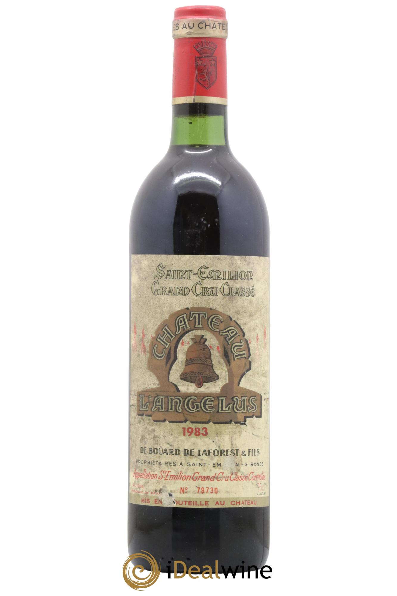 Château Angélus 1er Grand Cru Classé A 1983 - Lot de 1 bouteille - 0