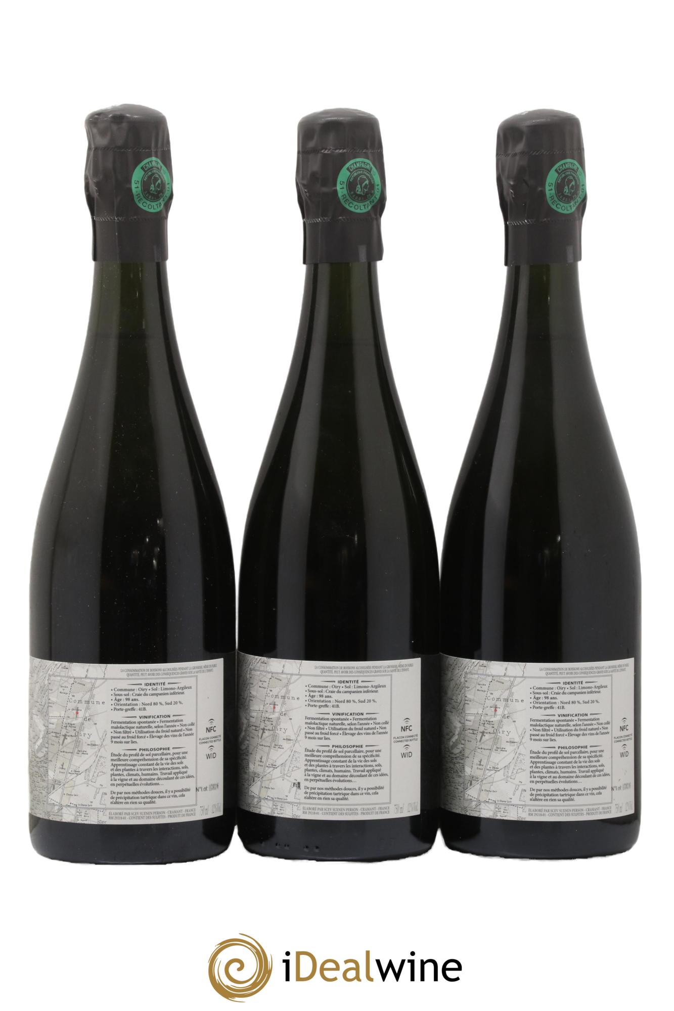 Oiry La Cocluette Grand Cru Extra-Brut Suenen 2016 - Lot de 3 bouteilles - 1