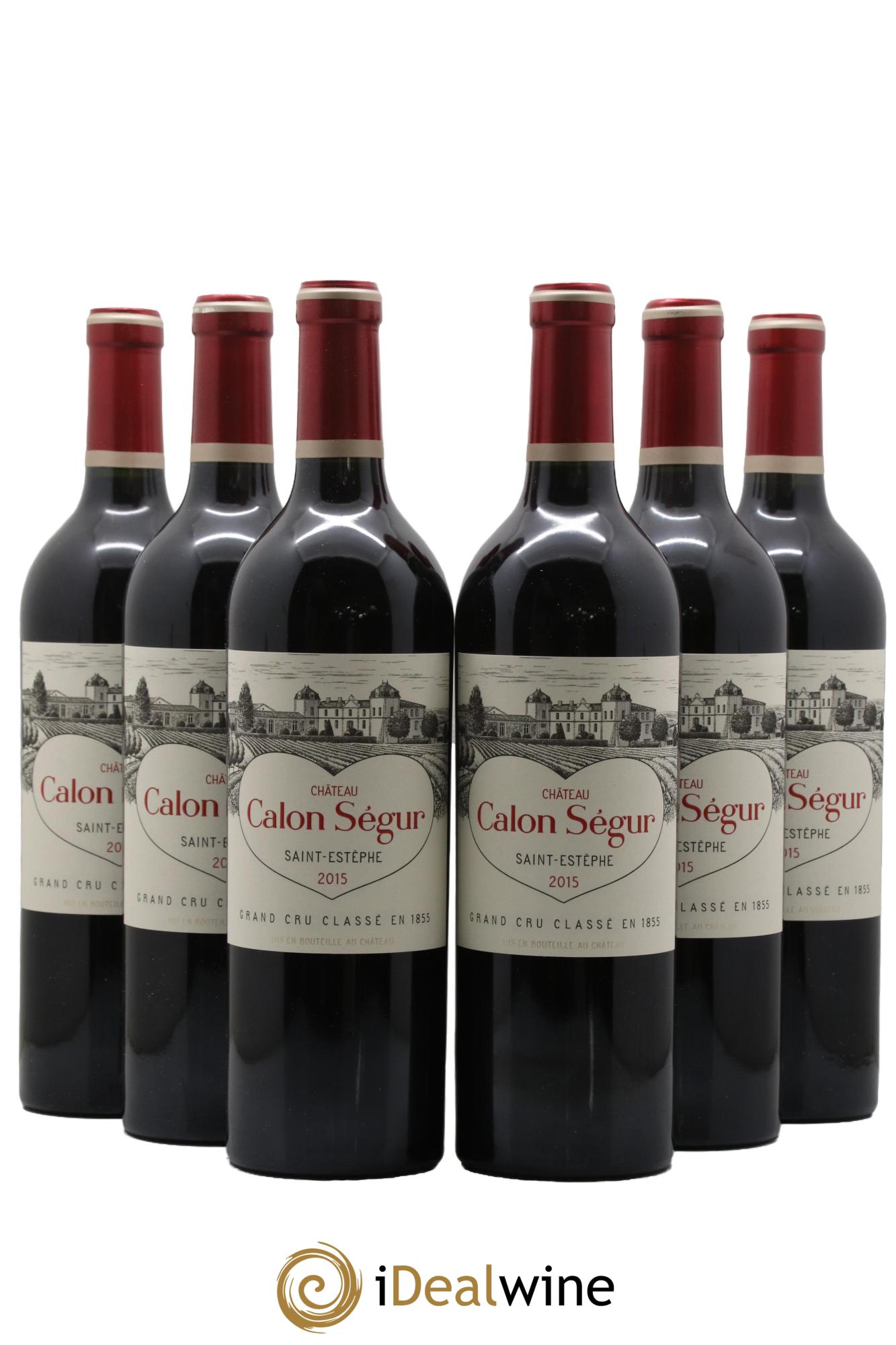 Château Calon Ségur 3ème Grand Cru Classé 2015 - Lotto di 6 bottiglie - 0