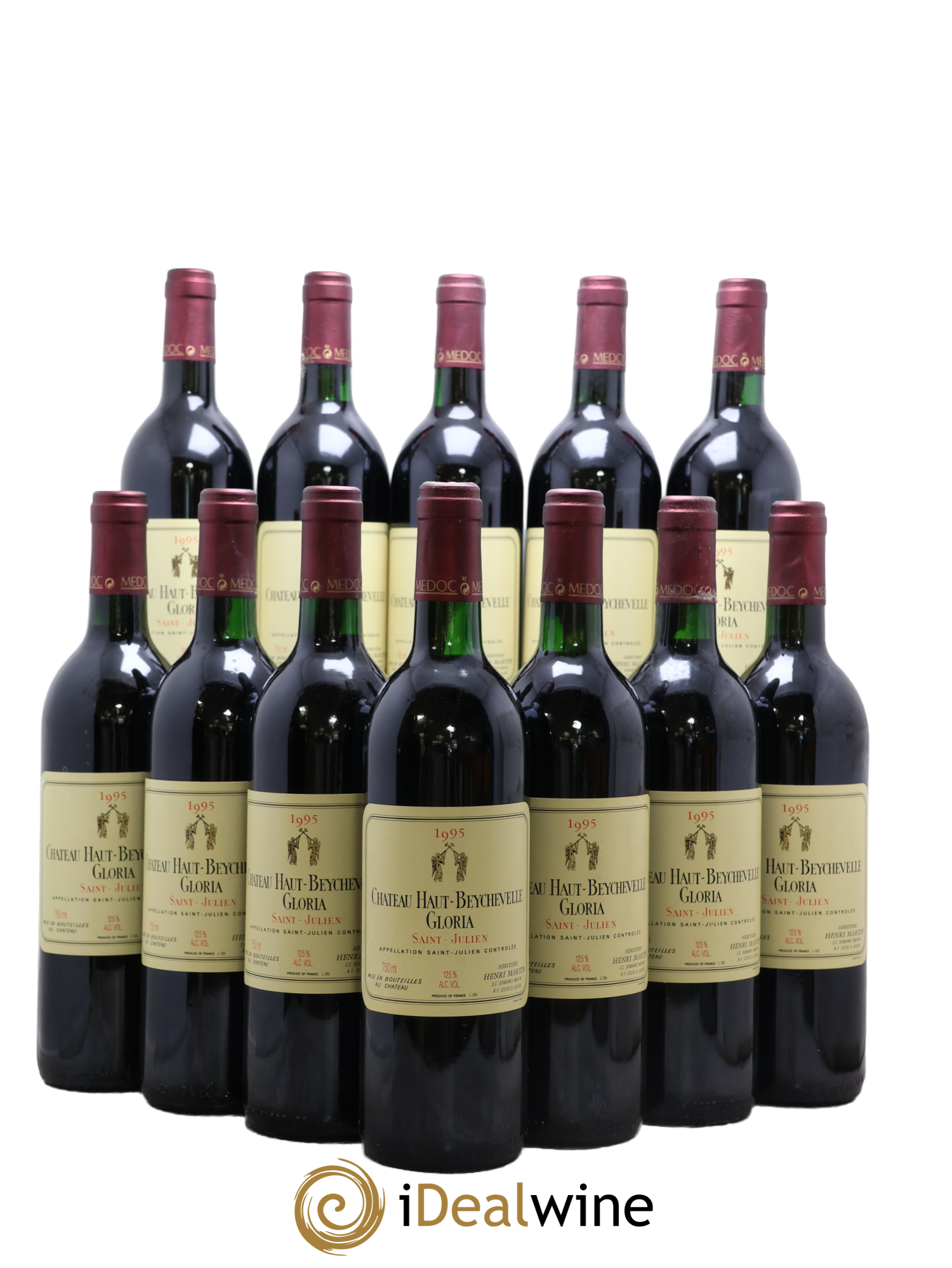 Château Haut Beychevelle Gloria 1995 - Lote de 12 botellas - 0