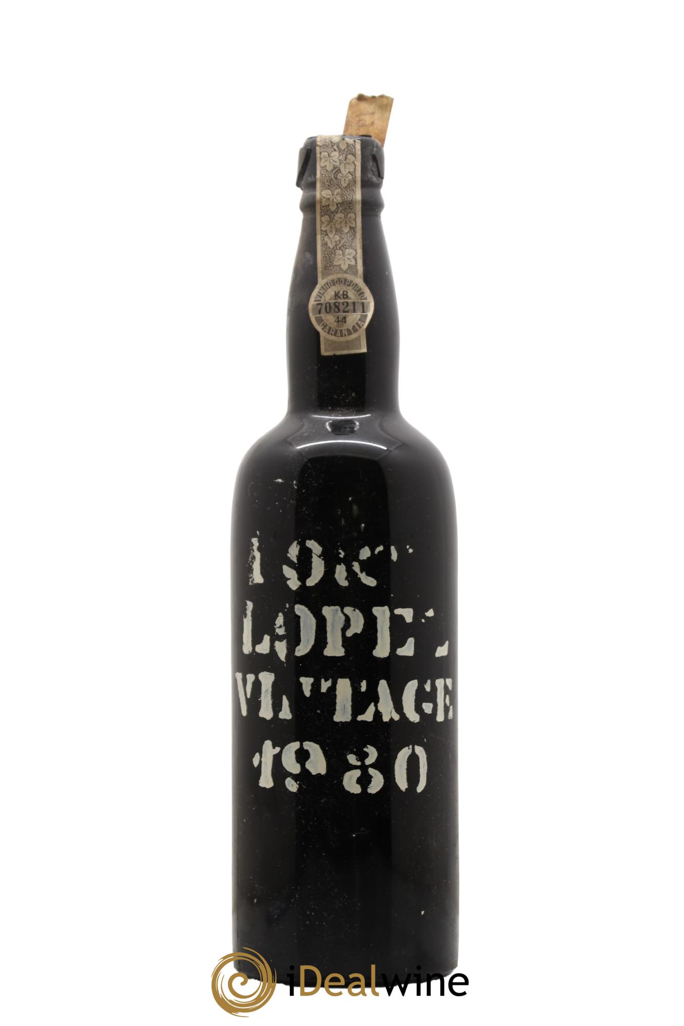 Porto Vintage Lopez 1980 - Lot de 1 bouteille - 0