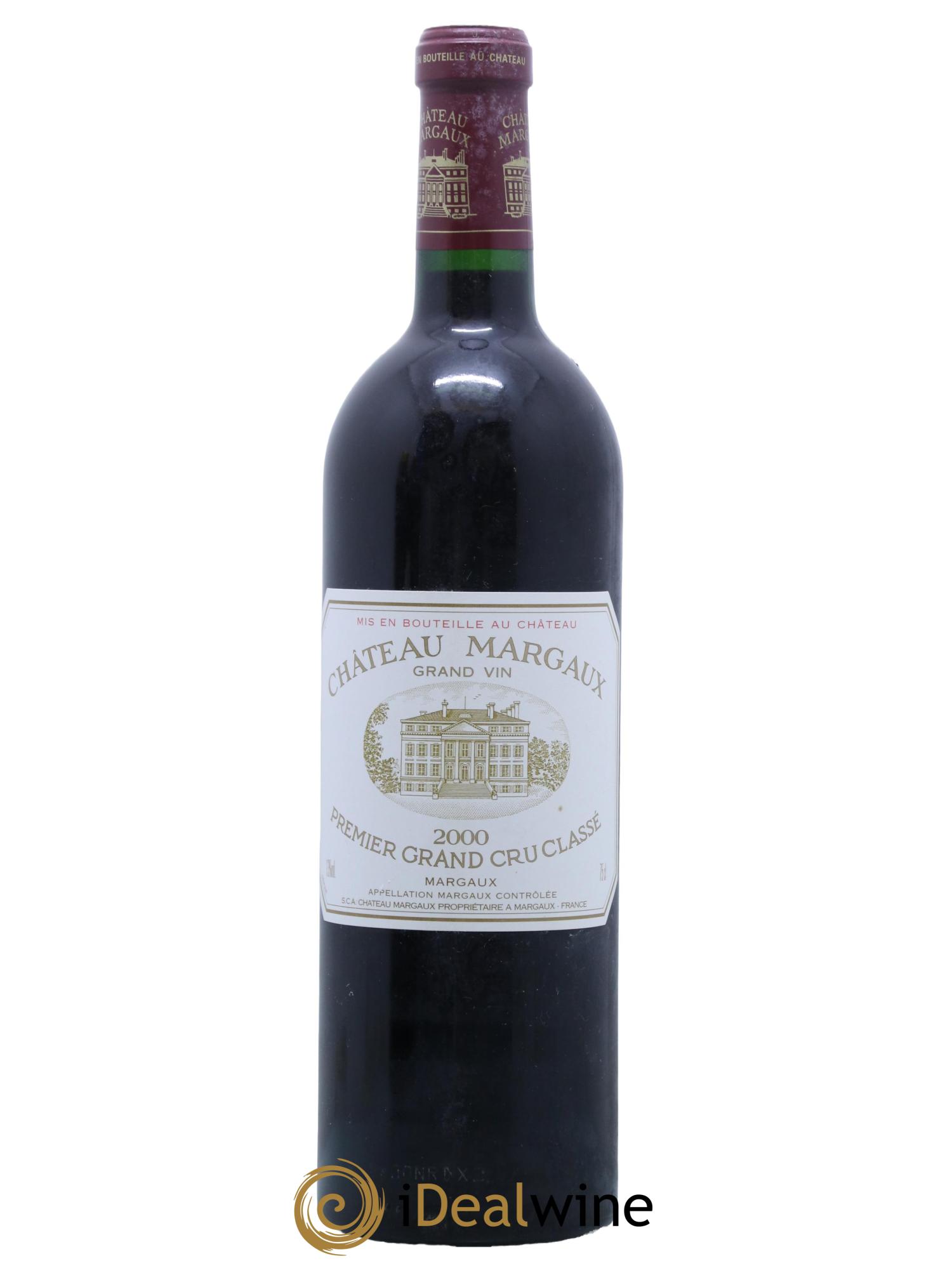 Château Margaux 1er Grand Cru Classé 2000 - Lot de 1 bouteille - 0