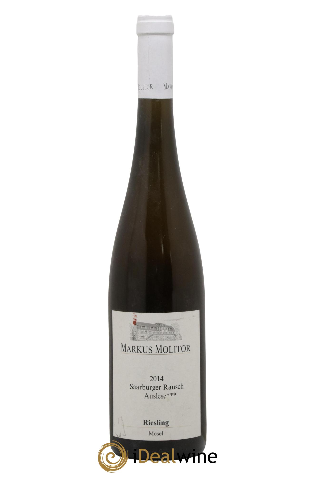 Riesling Markus Molitor Saarburger Rausch Auslese*** White Capsule 2014 - Lot of 1 bottle - 0