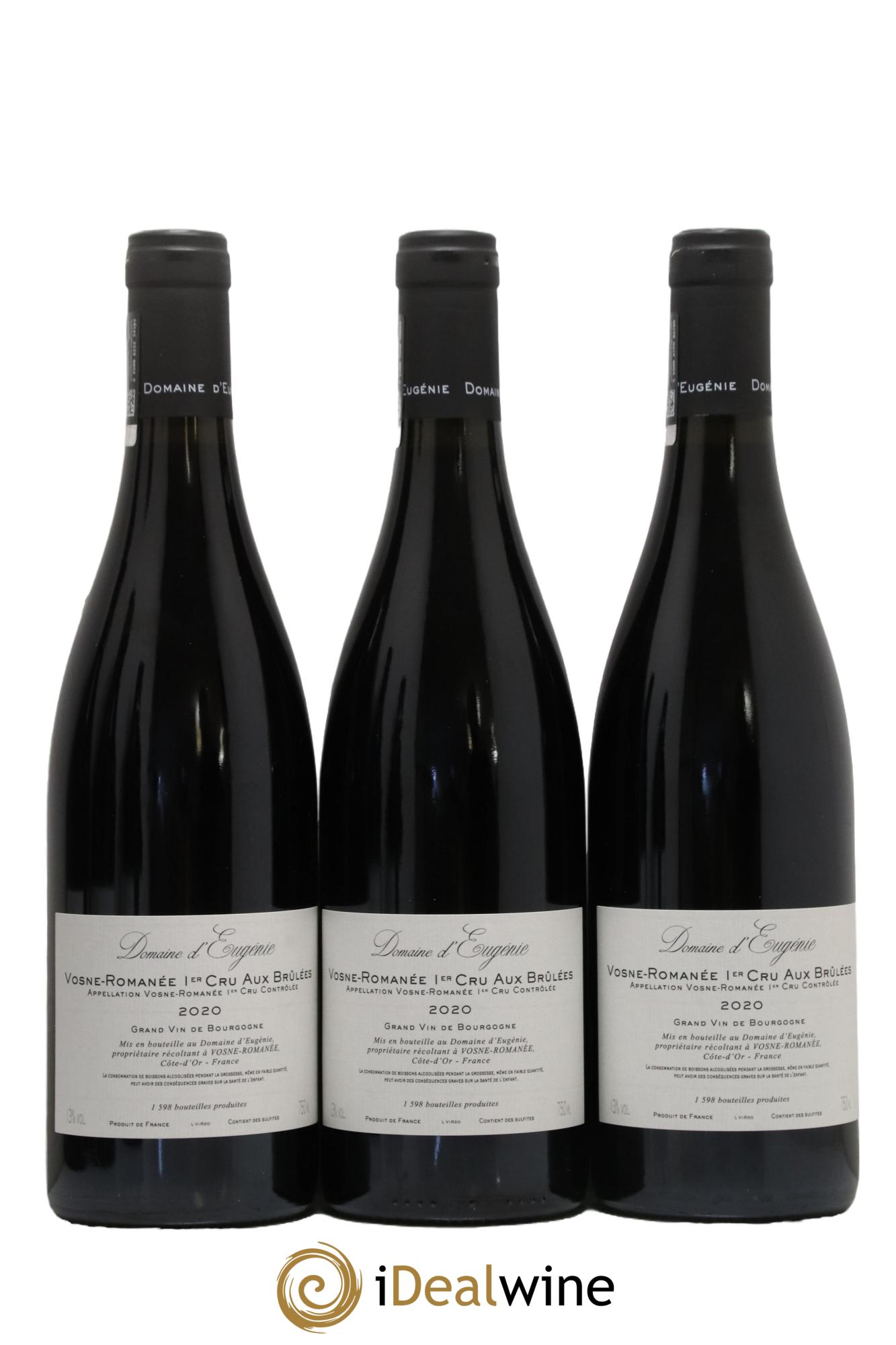Vosne-Romanée 1er Cru Aux Brûlées Domaine René Engel - Domaine Eugénie  2020 - Posten von 6 Flaschen - 2
