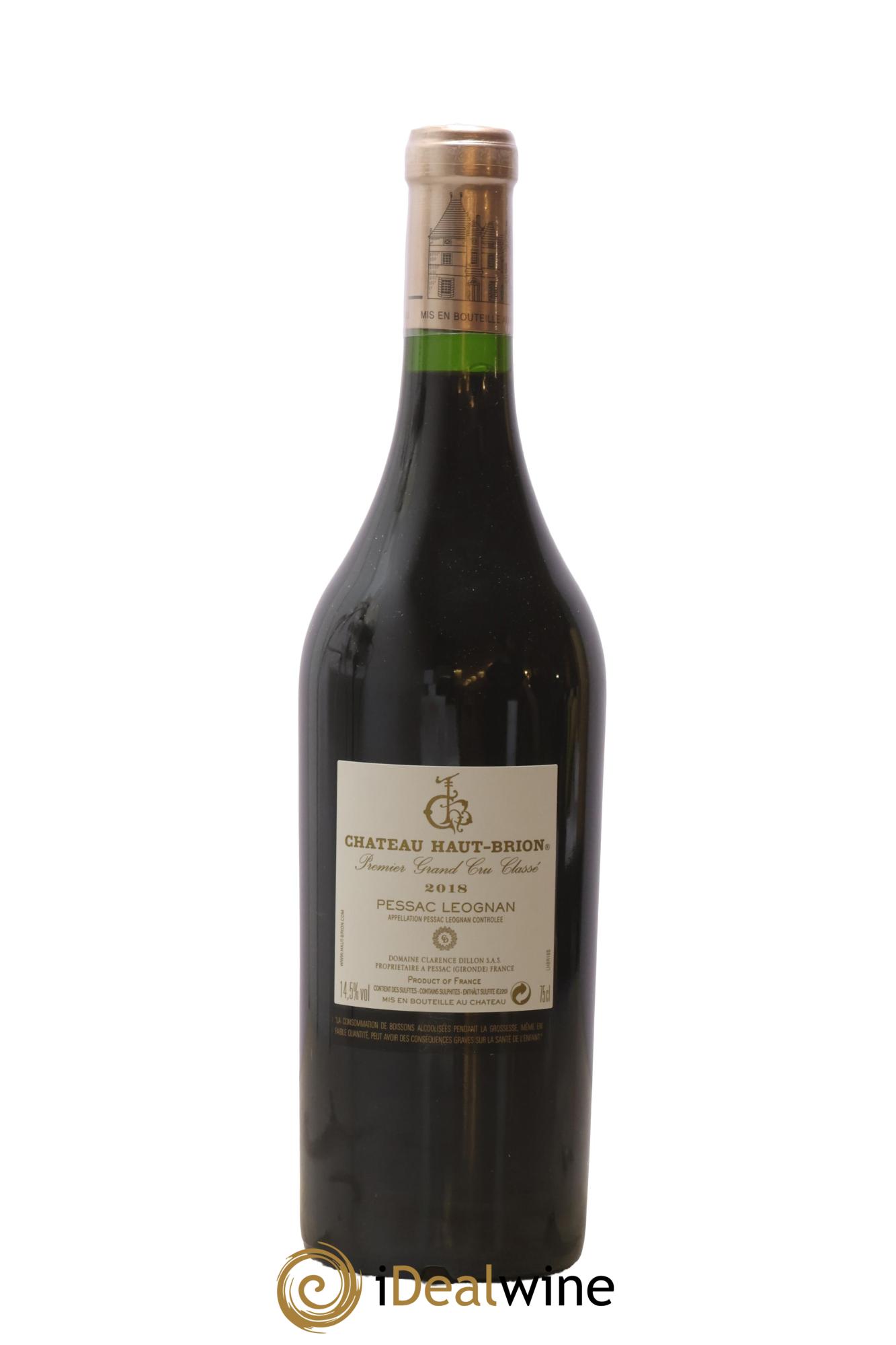 Château Haut Brion 1er Grand Cru Classé 2018 - Lotto di 1 bottiglia - 1