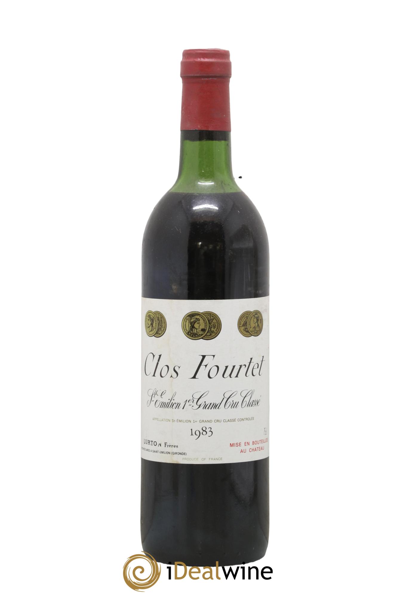 Clos Fourtet 1er Grand Cru Classé B 1983 - Lot de 1 bouteille - 0