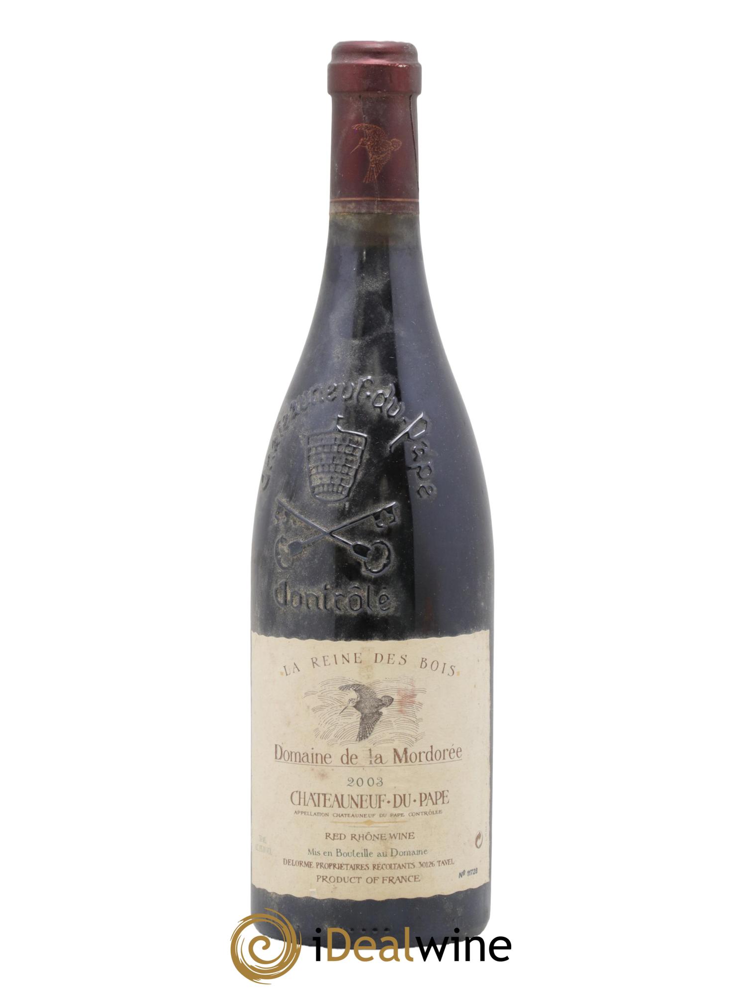 Châteauneuf-du-Pape Cuvée de la Reine des Bois La Mordorée (Domaine de) 2003 - Lot of 1 bottle - 0