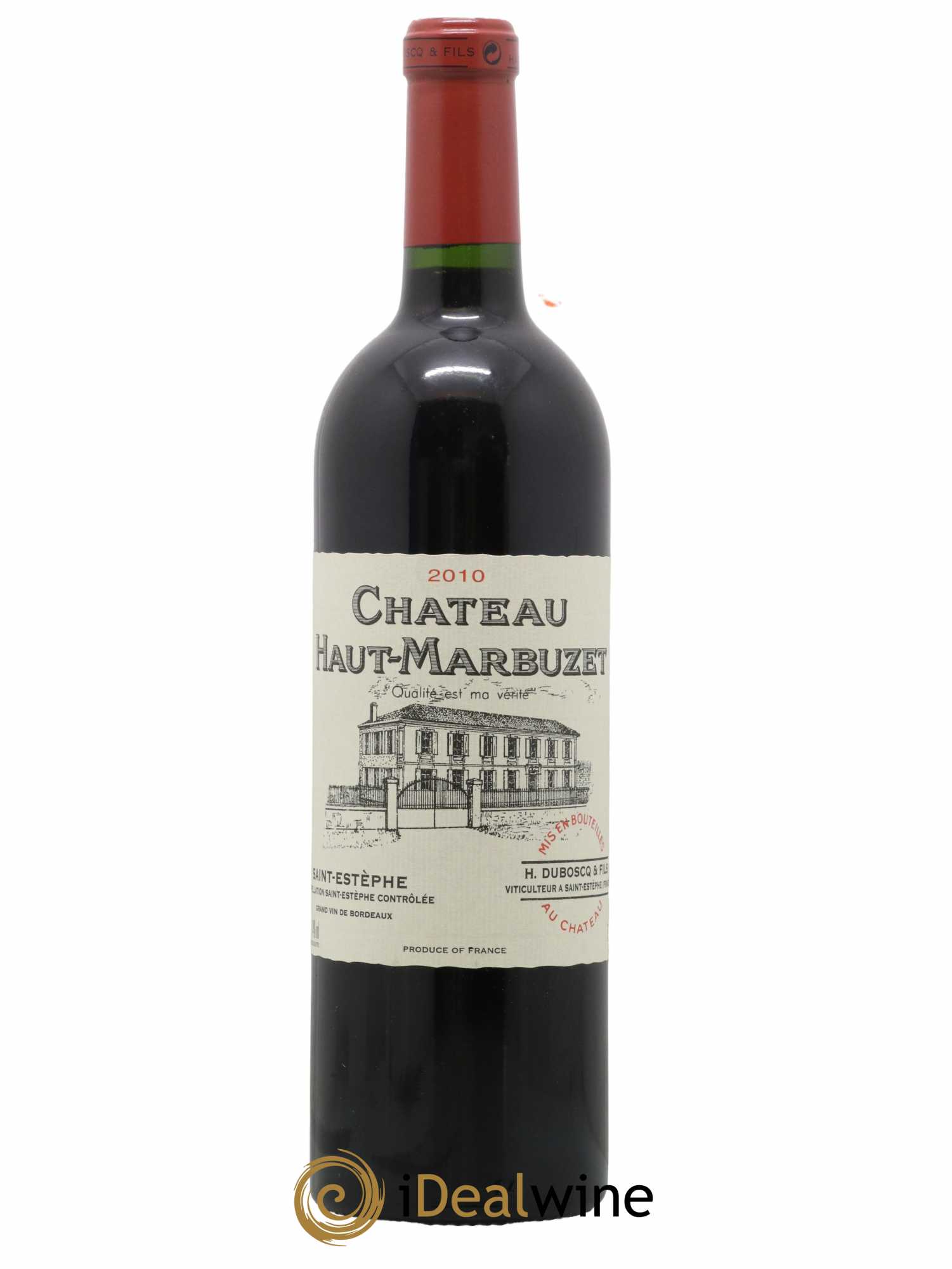 Château Haut Marbuzet 2010 - Lot de 1 bouteille - 0