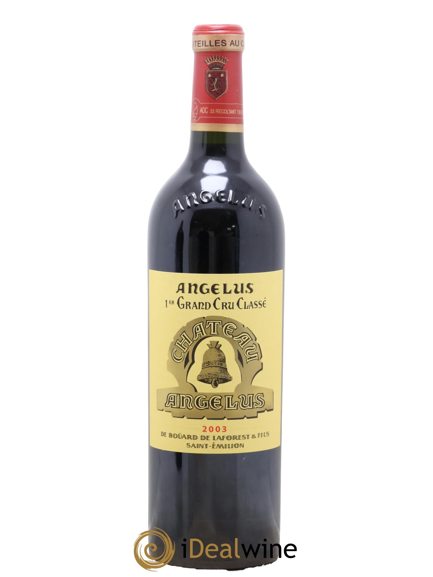 Château Angélus 1er Grand Cru Classé A 2003 - Posten von 1 Flasche - 0