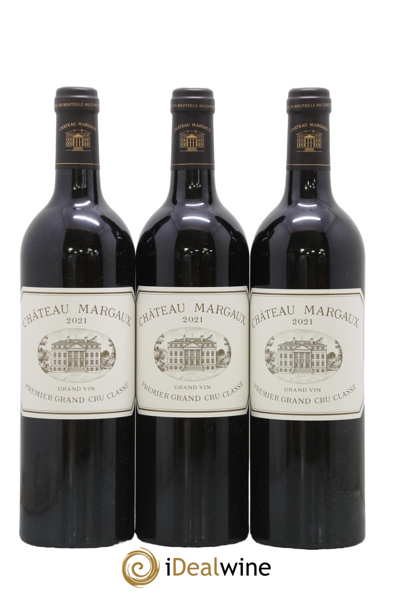 Château Margaux 1er Grand Cru Classé 2021 - Lot de 3 bouteilles - 0