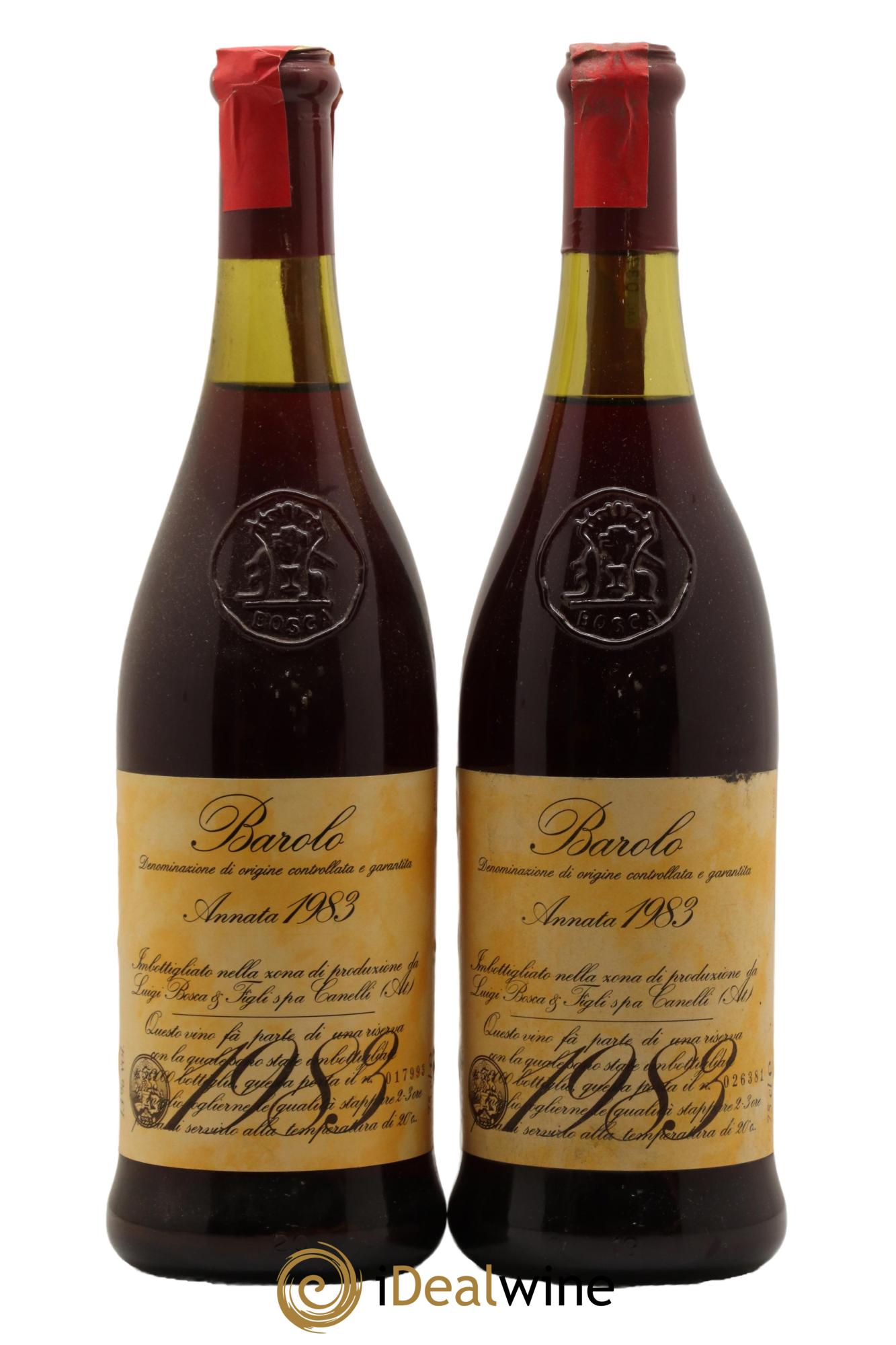 Barolo Luigi Bosca 1983 - Lot de 2 bouteilles - 0